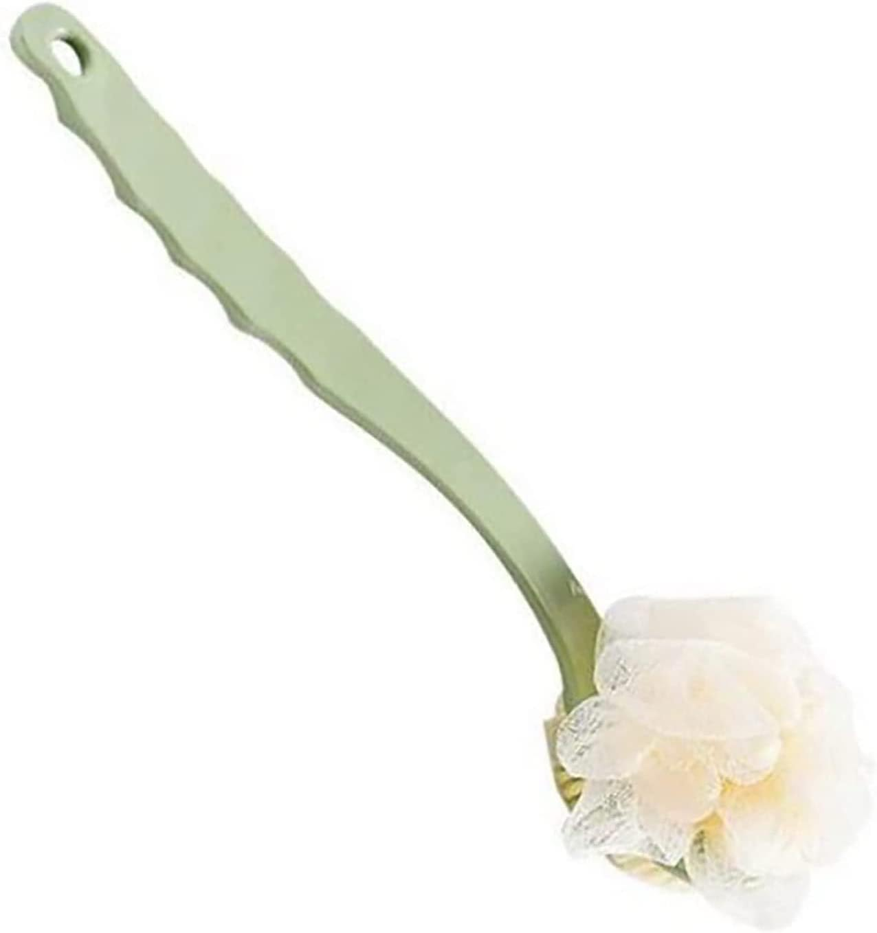 Back Scrubber for Shower,2 in 1 Bath Body Brush with Bristles and Loofah for Men and Women Massage Body Skin Exfoliating Bat (Blue(1Pc))