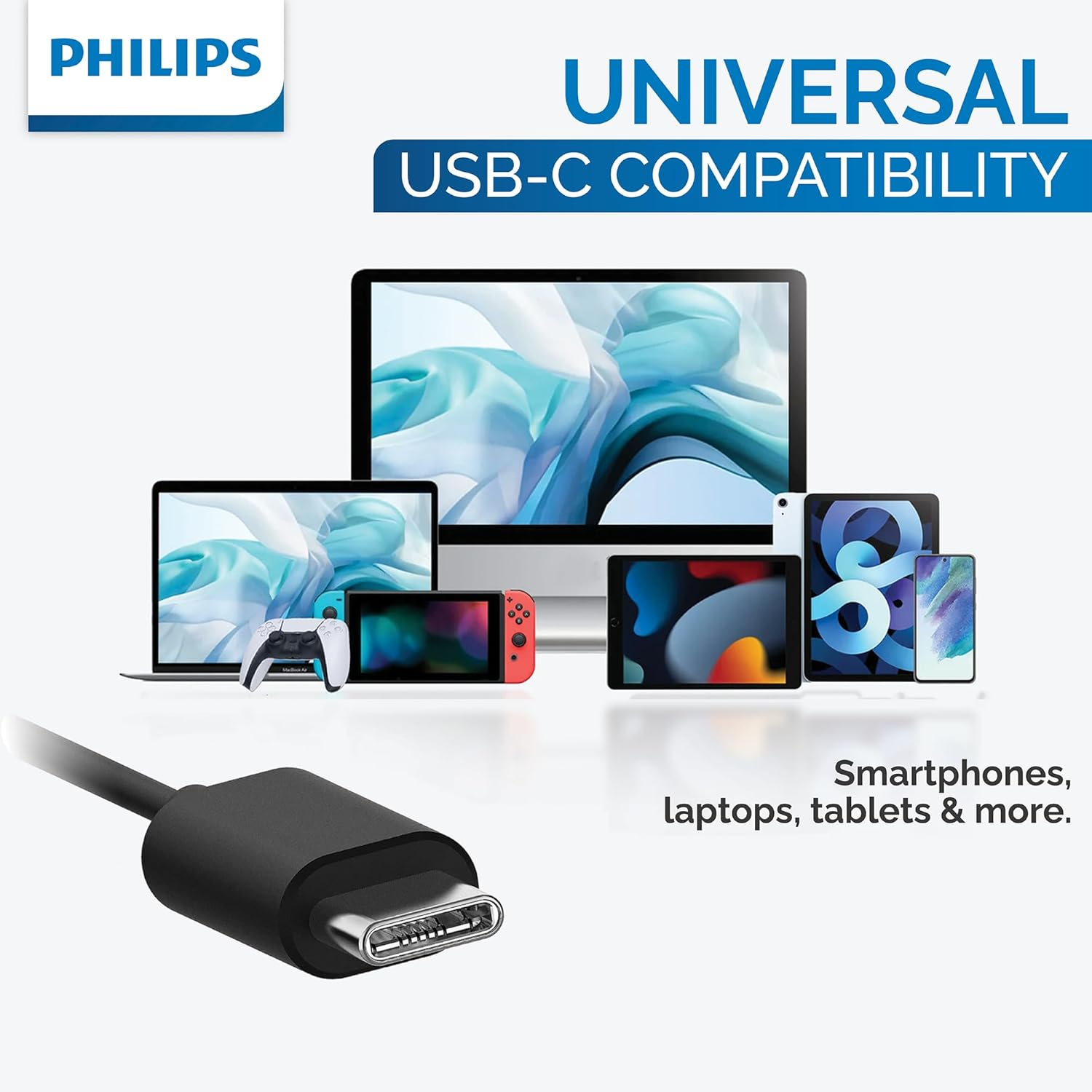 Philips E1105BK Hifi In-Ear Headphones In-Ear Volume Control Black image number 1