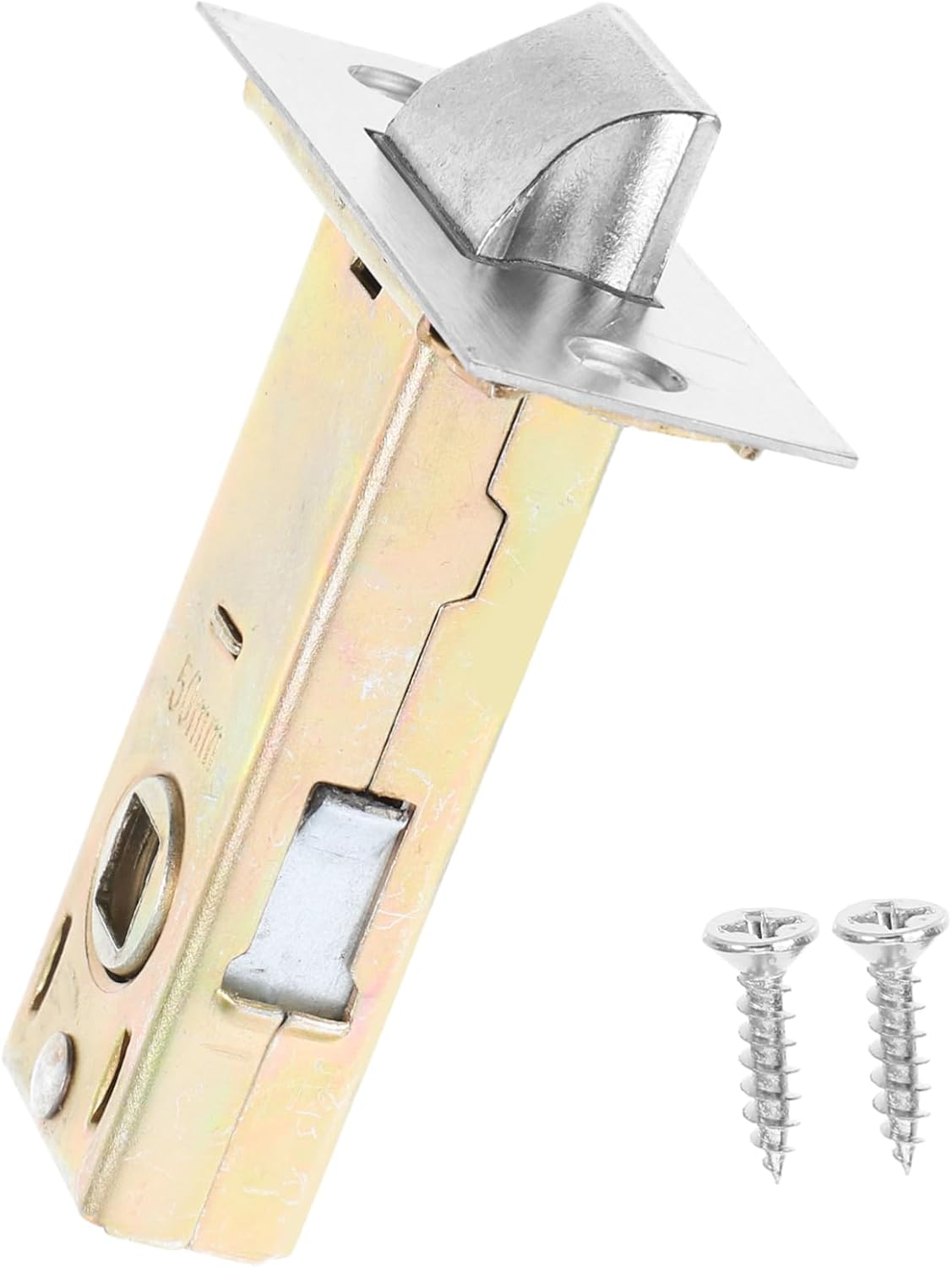 SEWACC Tubular Mortice Latch with Lever Handle Door Latch Hardware for Internal Doors 50Mm Backset with Screw Stainless Steel Finish image number 5