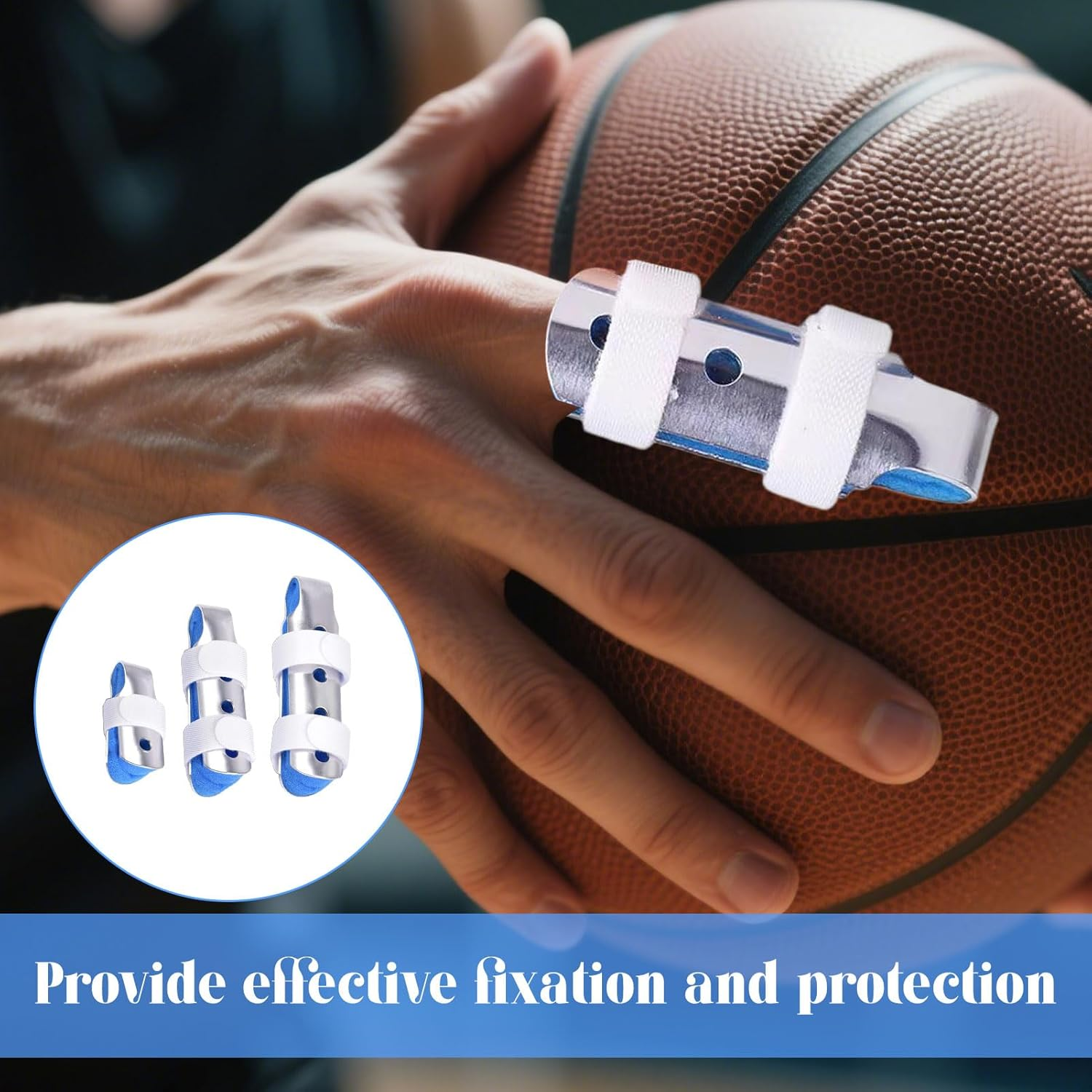 3-Size Finger Splint, Metal Thumb Splint, Aluminum Trigger Finger Splint, Thumb Brace, Thumb Guard for Relief Suffering Pain, Mallet Finger Splints for Broken Fingers Straightening Arthritis image number 5