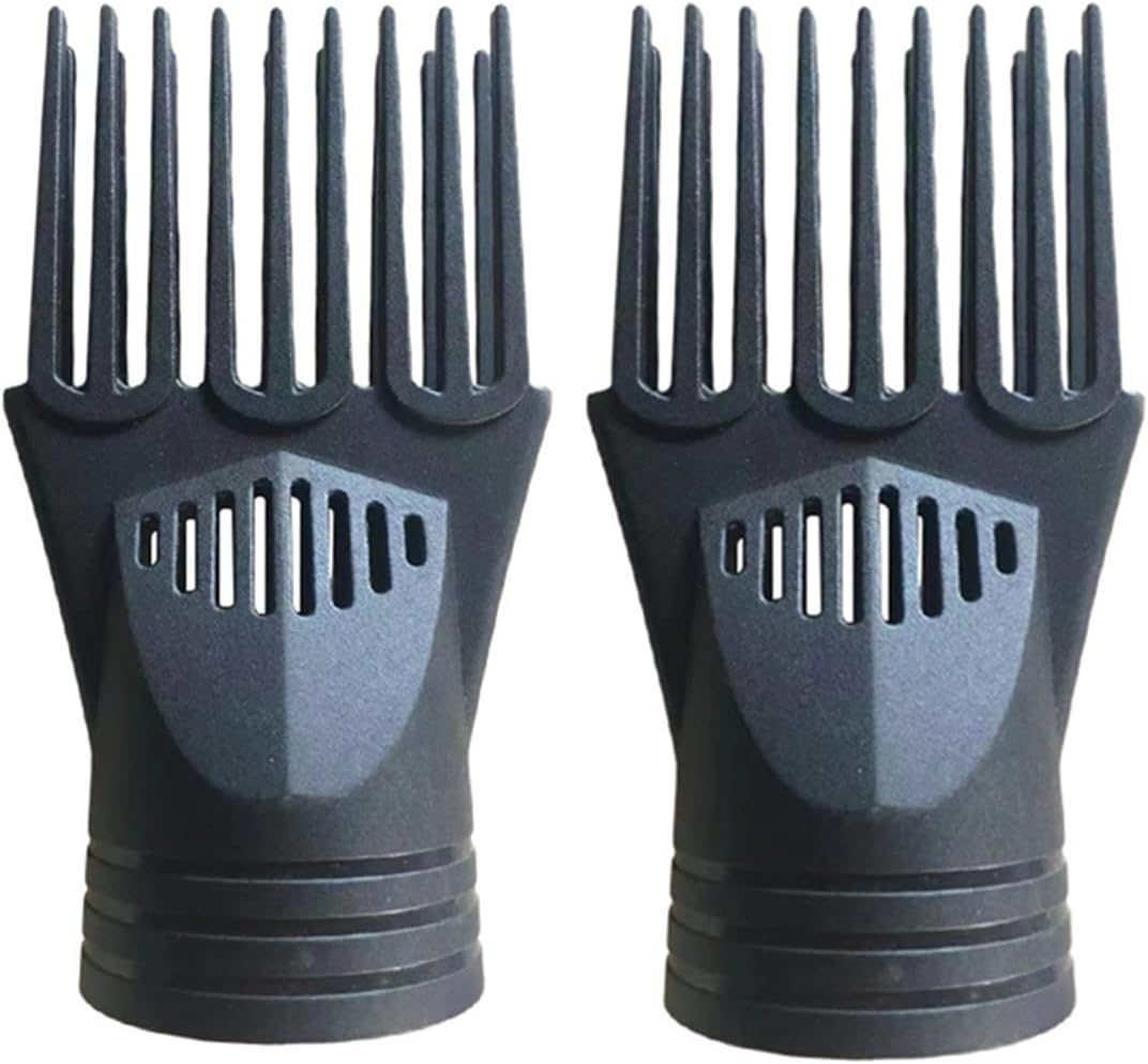 2 Pcs Hair Dryer Comb Accessories, Hair Dryer Cover,Hairdressing Salon Nozzle, Universal Plastic Blow Cover Comb Attachment for Straightening Detangling and Barber Salon image number 4