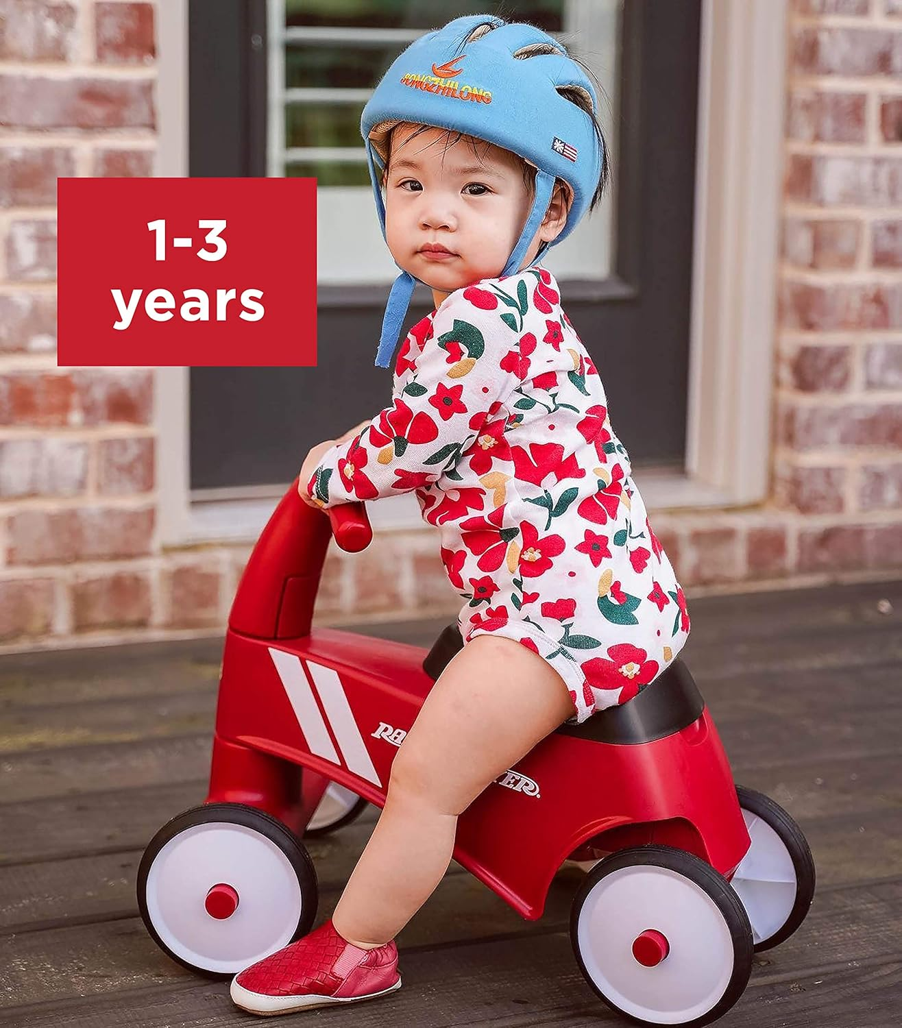 Radio Flyer Scoot about Sport, Toddler Ride on Toy, Ages 1-3, Red