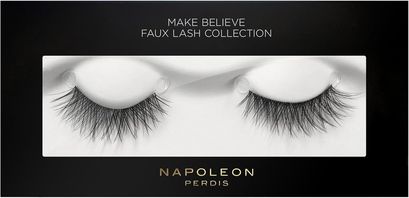 Napoleon Perdis Lashes for the Gram | Lightweight False Eyelashes for Natural Volume & Definition | Vegan | Strip Lashes | Black
