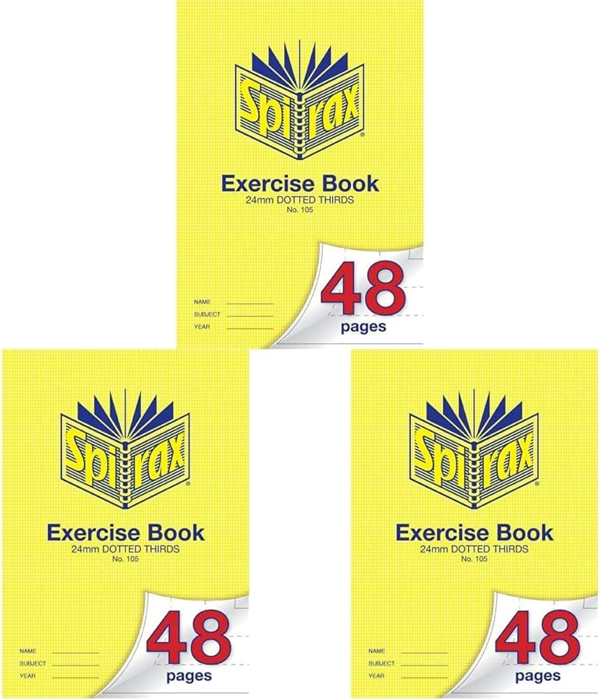 Spirax 105 A4 Exercise Book with 24MM Dotted Thirds (48 Pages) image number 2