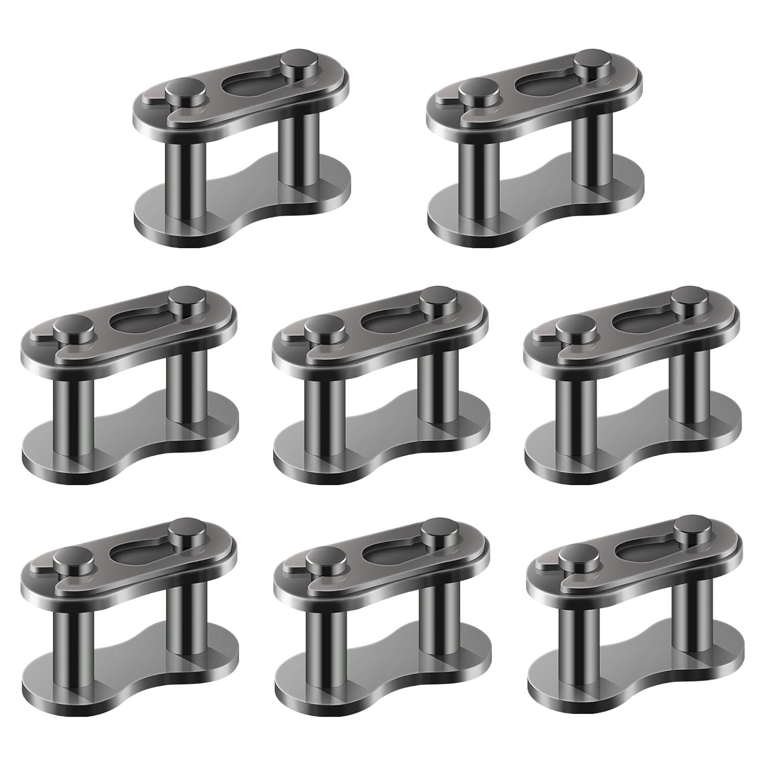 8Pcs #520 Chain Master Link, Heavy Duty Master Link for Chain with O Ring Chain Connector Link for Motorcycle Dirt Bike Pitpro image number 1