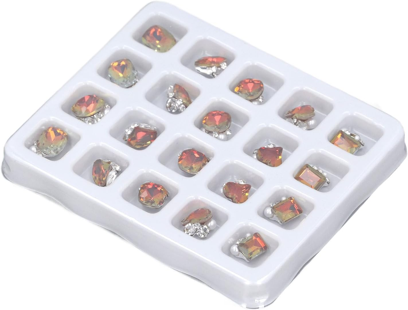 Crystal Rhinestone Nail Art Accessories Shiny Decor Set for Beauty Salon (04) image number 4