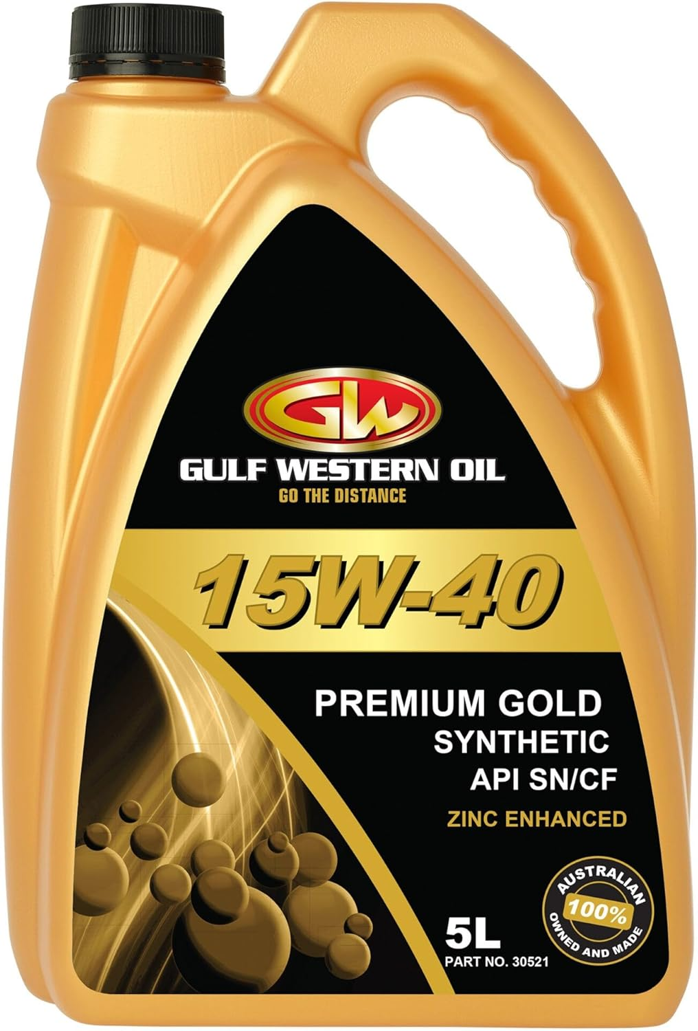 Gulf Western Oil Premium Gold 15W-40 Engine Oil 5 Liter