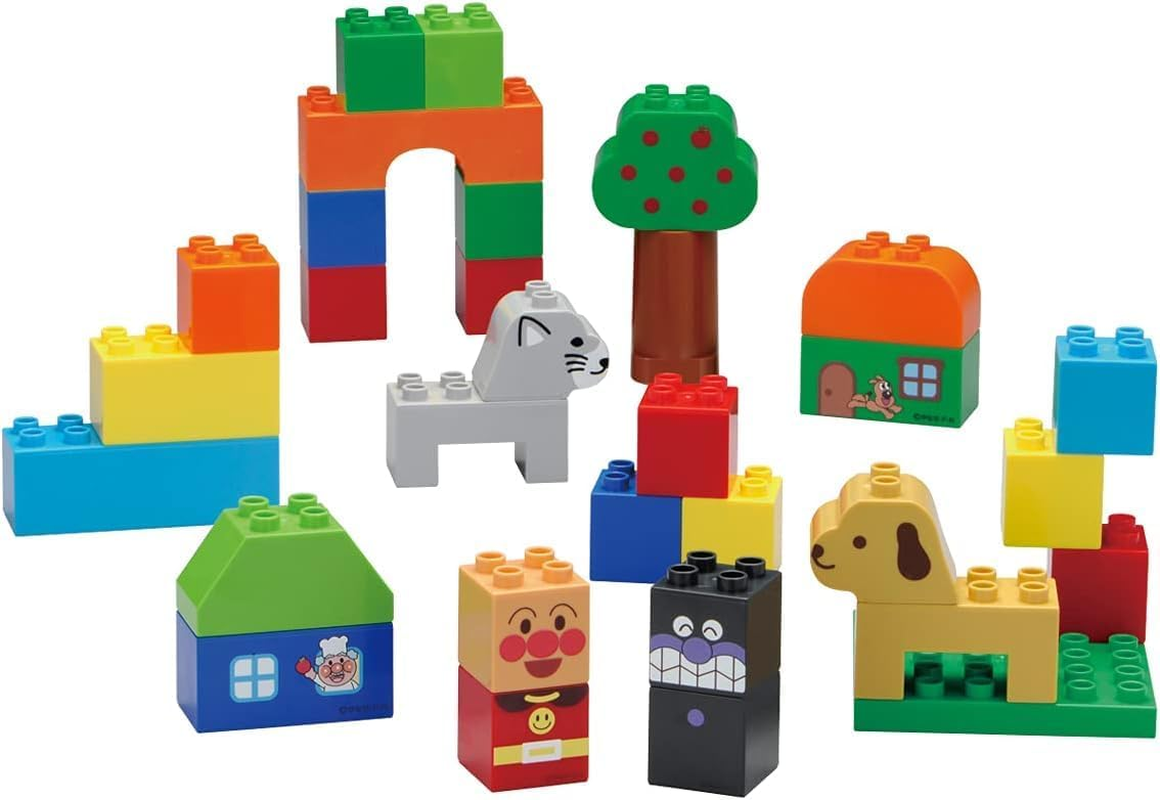 Bandai Blocklabo Anpanman My First Block Bucket (2025 Winter Bonus: Includes Original Blocks) image number 4