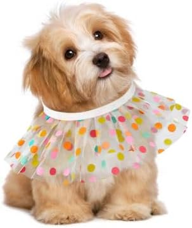 Jovono Cute Dog Cat Bandana Princess Costume Lace Colorful Triangle Bibs Accessories for Small Medium Cats image number 2