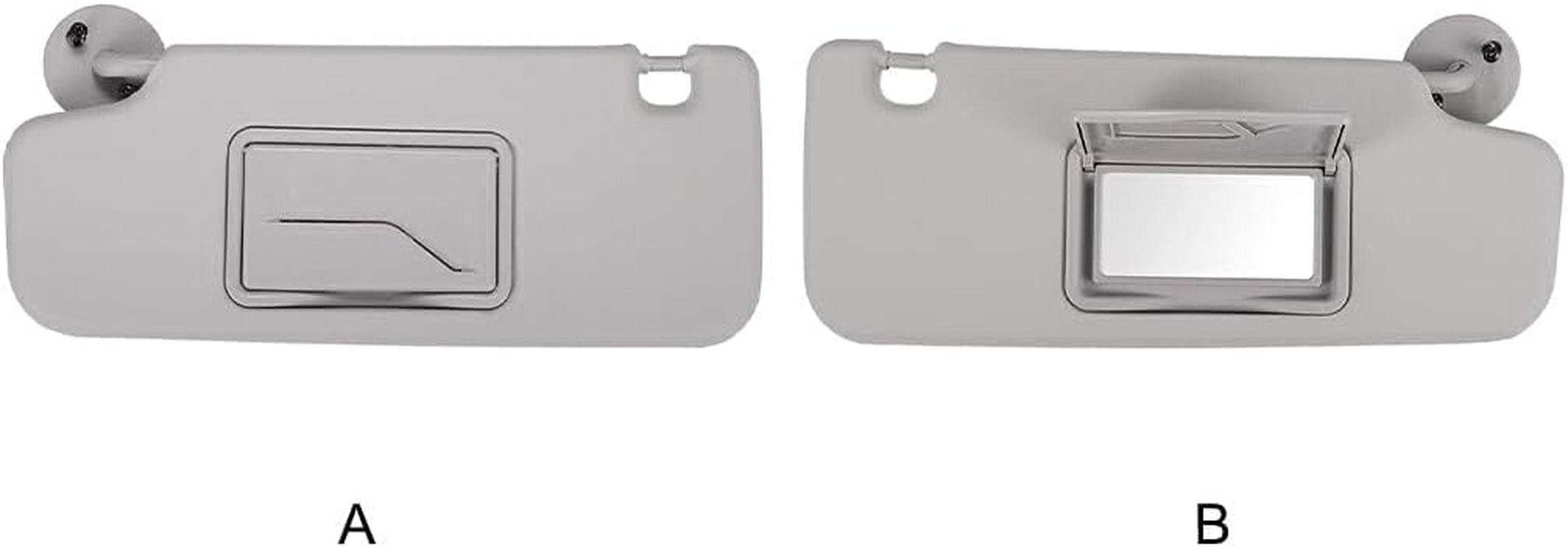 Sun Visor Sunvisor with Mirror Visor for Barina TM 11-18 95327509/95327507 Sun Visor Grey Easy Installation, Right - Left image number 4