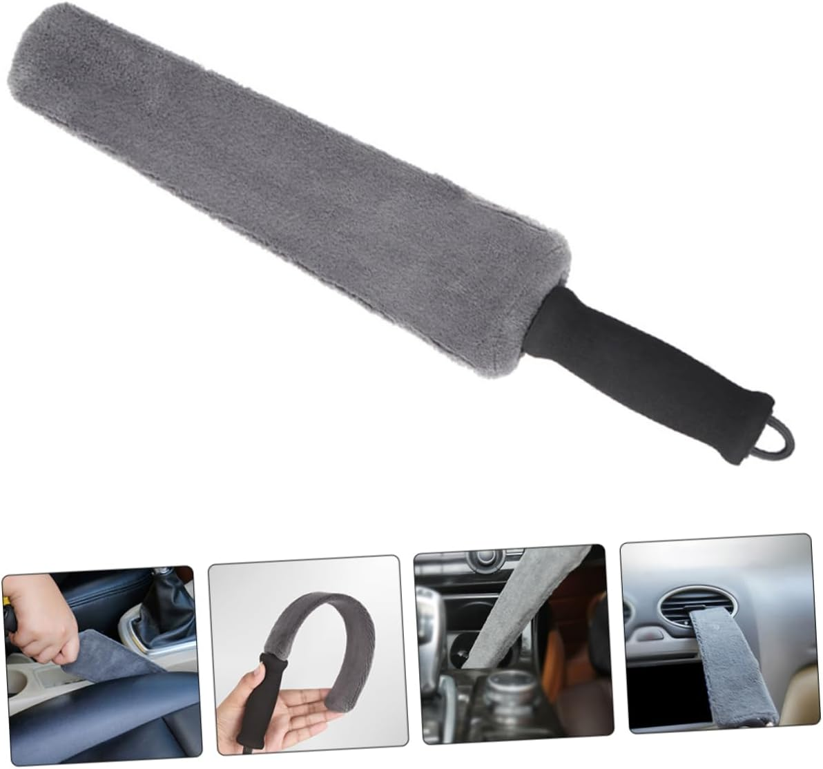 BESTOYARD Car Vent Cleaner Soft Brush Automotive Air Conditioner Outlet Dust Sweeping Mini Duster Cleaning Tool for Car Interior image number 5