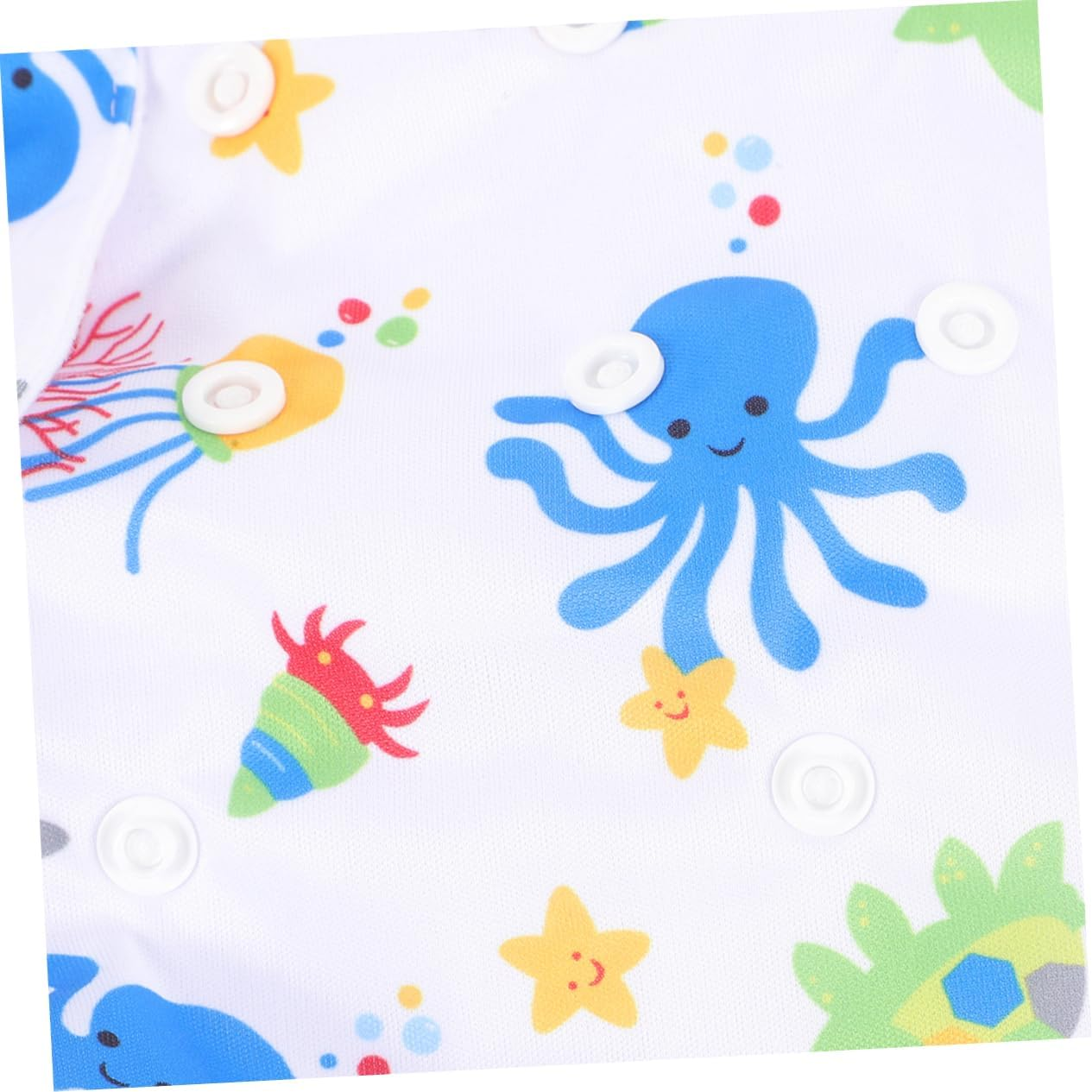 Generic 2Pcs Diapers Reusable Diapers Cloth Diapers Care Diapers Adjustable Pants Adults Diapers Mens Diapers Polyester image number 1