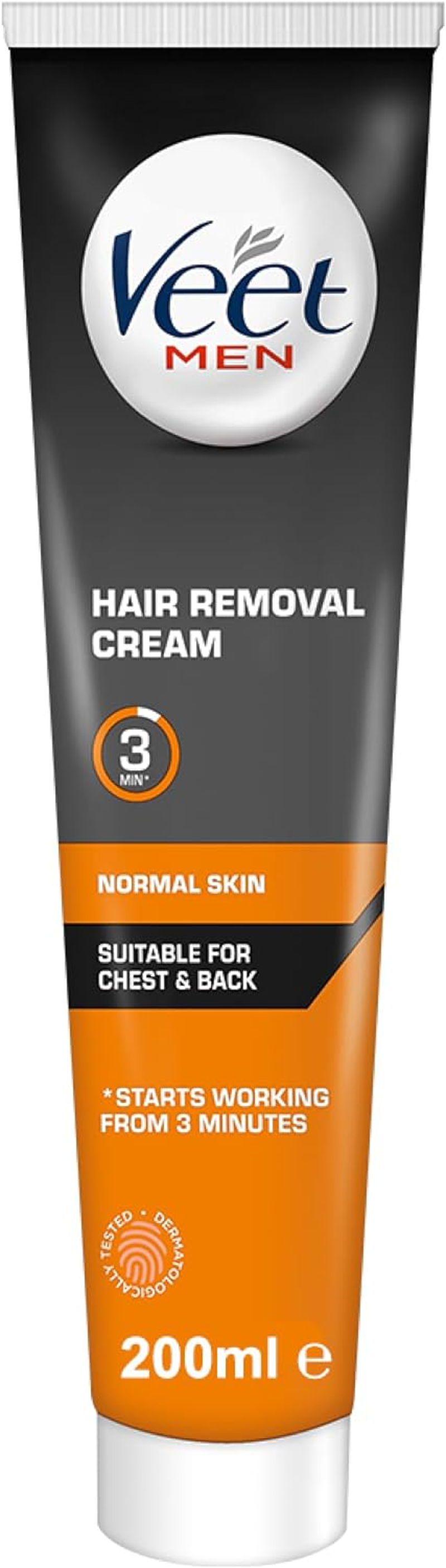 Veet Men Hair Removal Cream Normal Skin, 200Ml image number 3