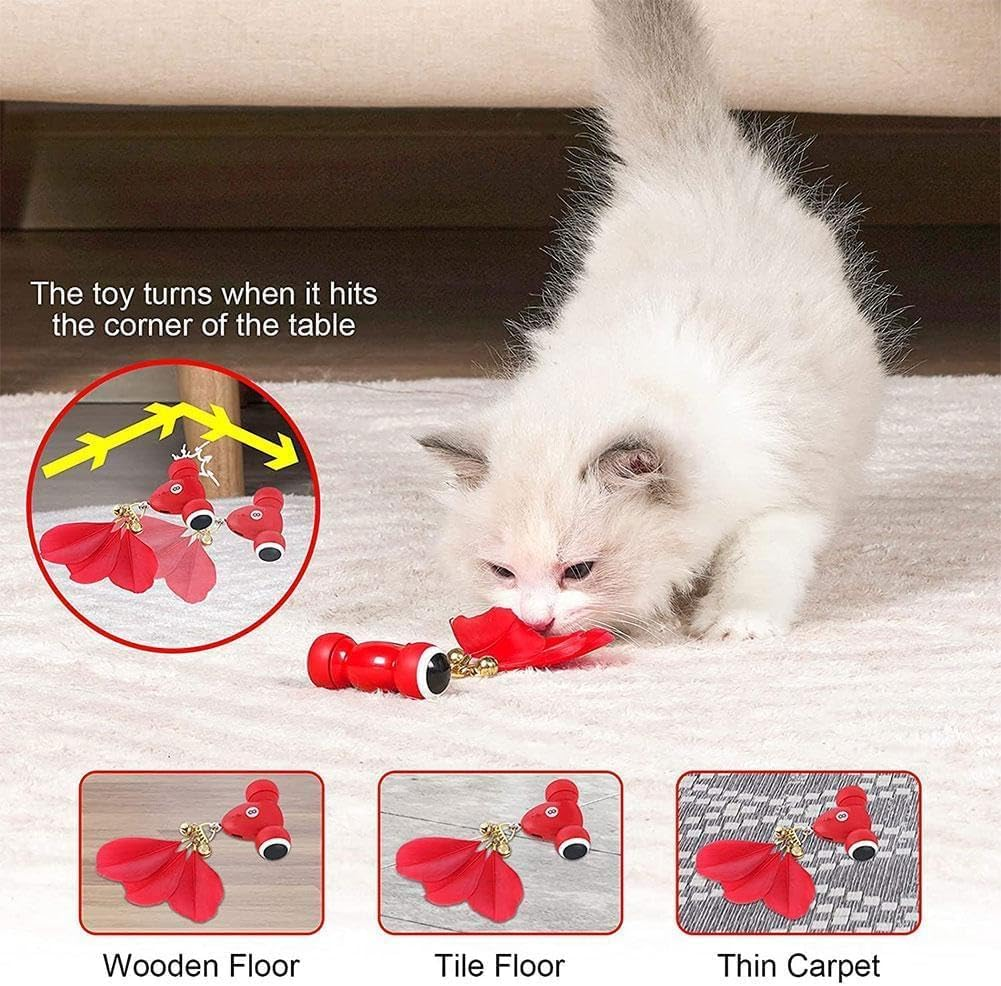 Kitifish Toy Fully Automatic Intelligent Teasing Small Goldfish Toy Cats Toy Interactive Pet Kitten Hunting Funny Toys image number 5