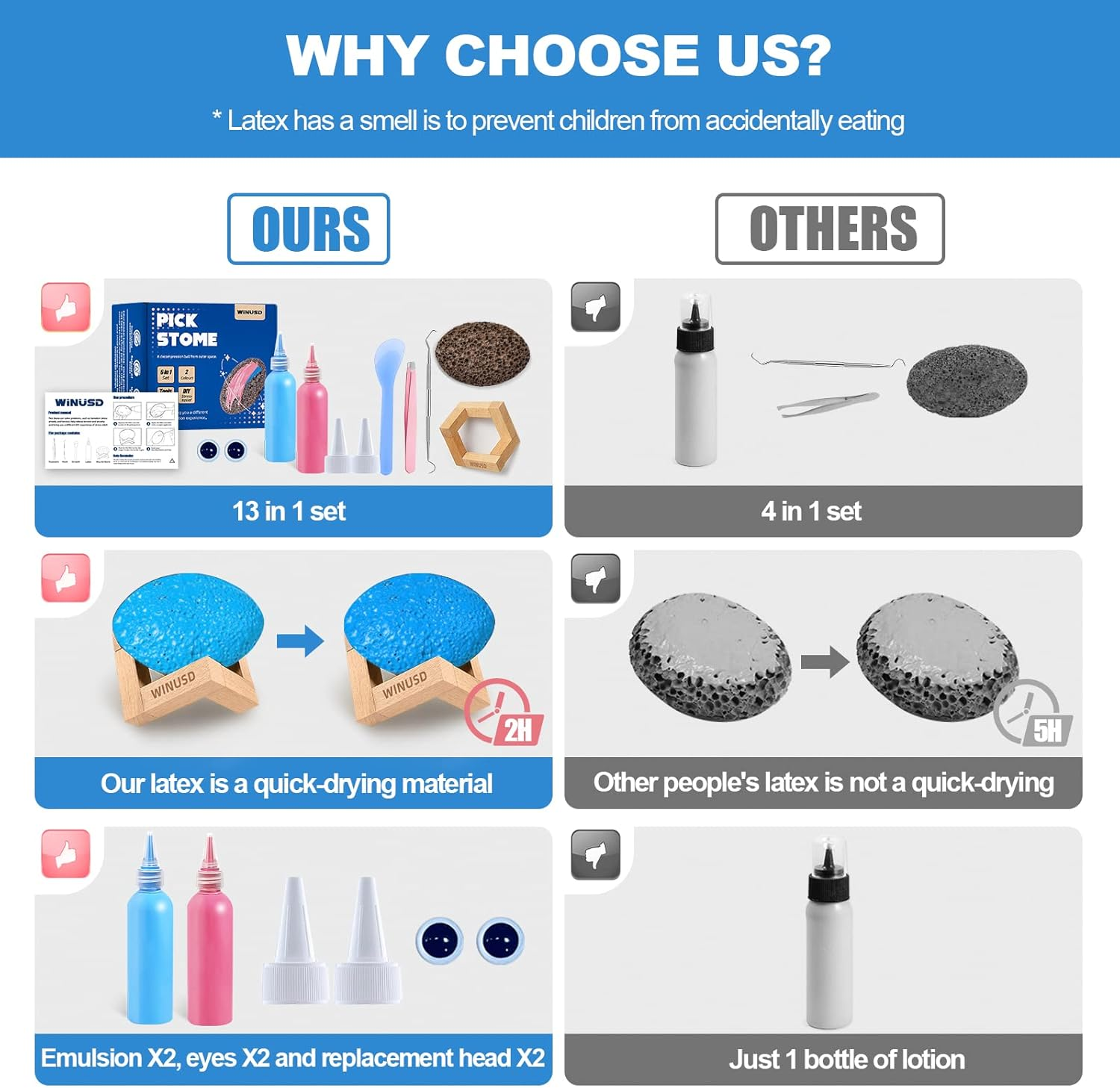 Pick and Peel Stone Kit, Skin Picking Fidget Toys, Picky Pad Stone, 2Pcs Pick Stone Kit for Anxiety Relief, Adult Fidget Toys, Picking Rock, Great Gift for Adults, Mother'S Day White Elephant Gift image number 6