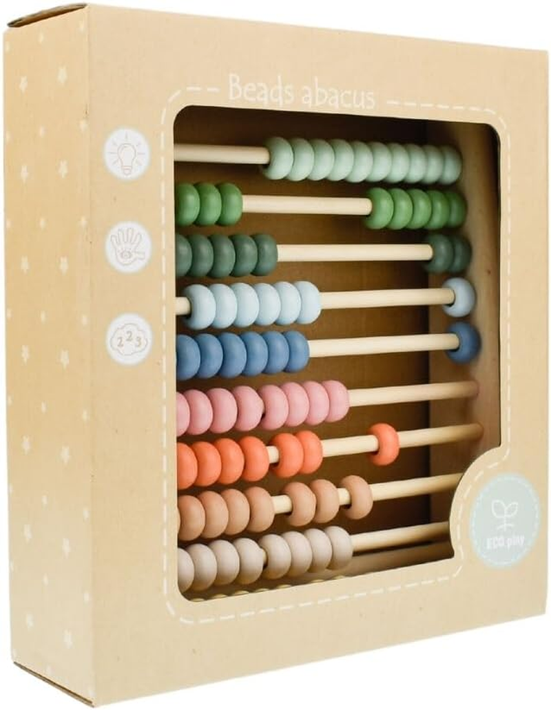 Kaper Kidz - Wooden Abacus 100 Bead | Counting Bead Frame for Babies and Toddlers image number 5