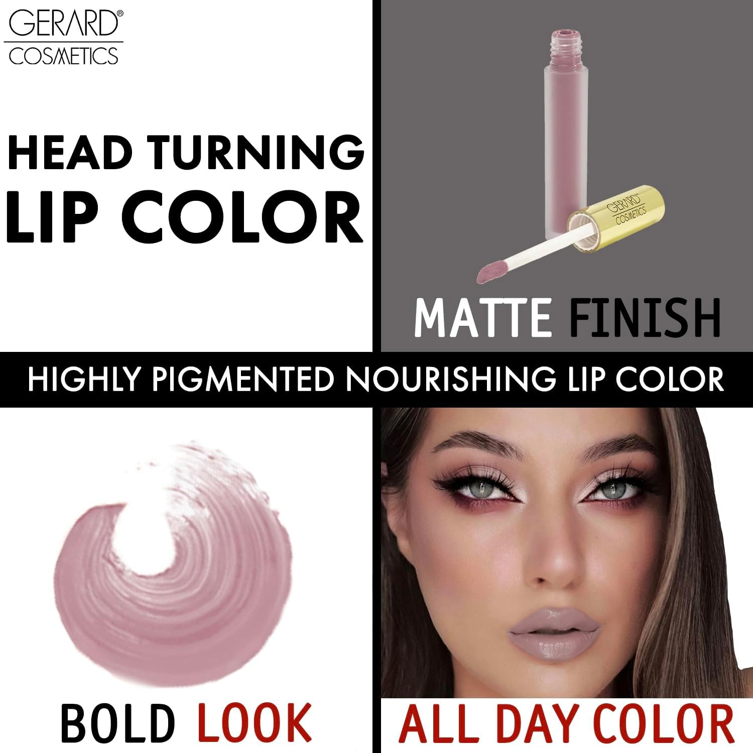 Gerard Cosmetics Invasion Hydra-Matte Liquid Lipstick - Bare It All image number 7