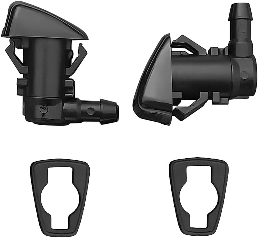 68260443AA Premium Wiper Washer Nozzles Fit for 2005-2023 Jeep Grand Cherokee WK WK2 WL Windshield Washer Fluid Jet Nozzle | Easy to Install | 2 Pack, Ref 55372143AB, Grand Cherokee Accessories image number 3