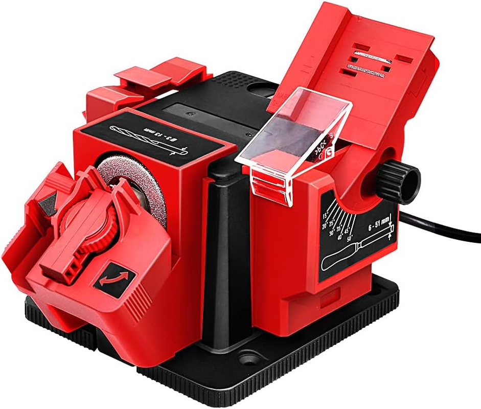 Giantz Tool Sharpener, 96W Electric Multi Tools Function Sharpeners Drill Bit Knife Scissors Chisel Sharpening Machine Equipment, Diamond Grinding Wheel Bench Mountable 20 X 18 X 16Cm image number 4