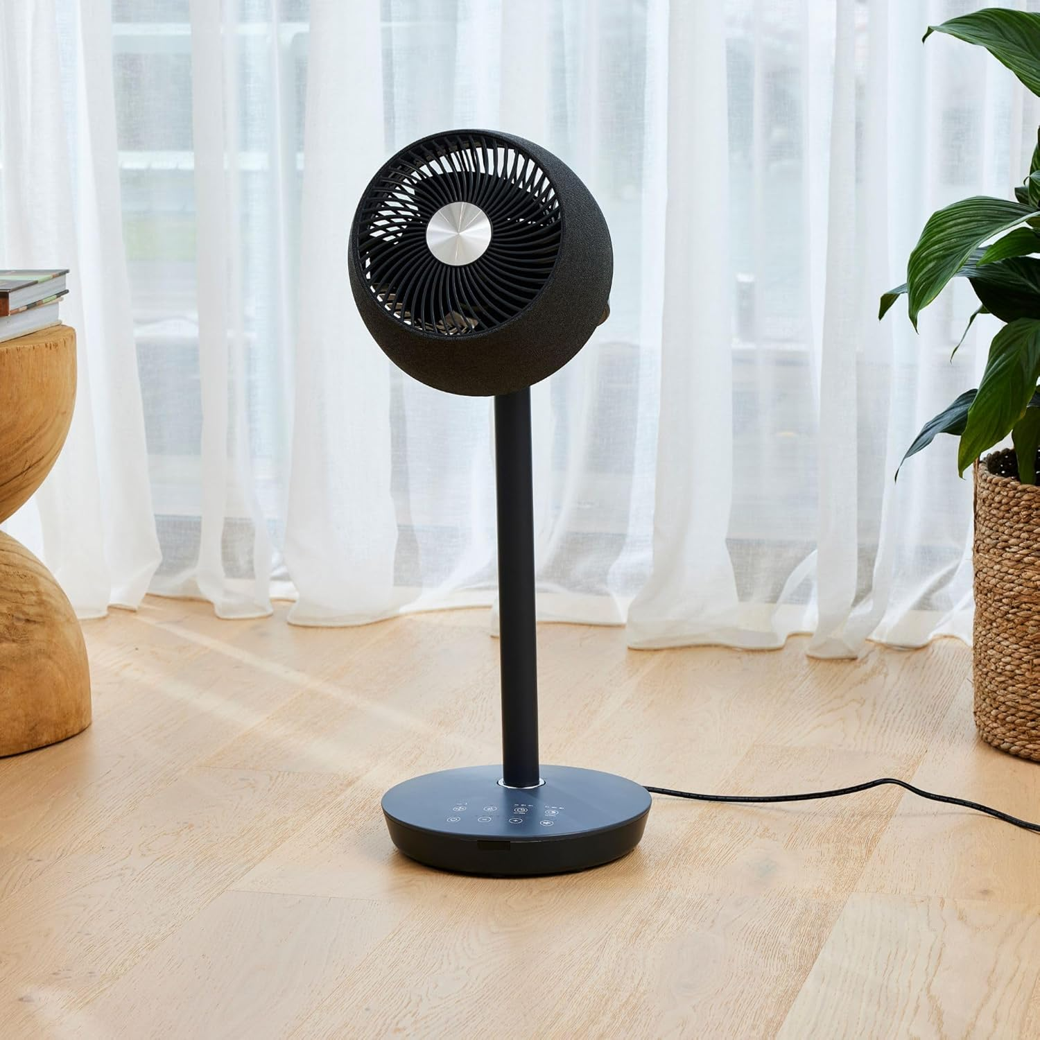 Ausclimate Ecosmart Pedestal Air Circulator, Charcoal Black - Stone Grey image number 5