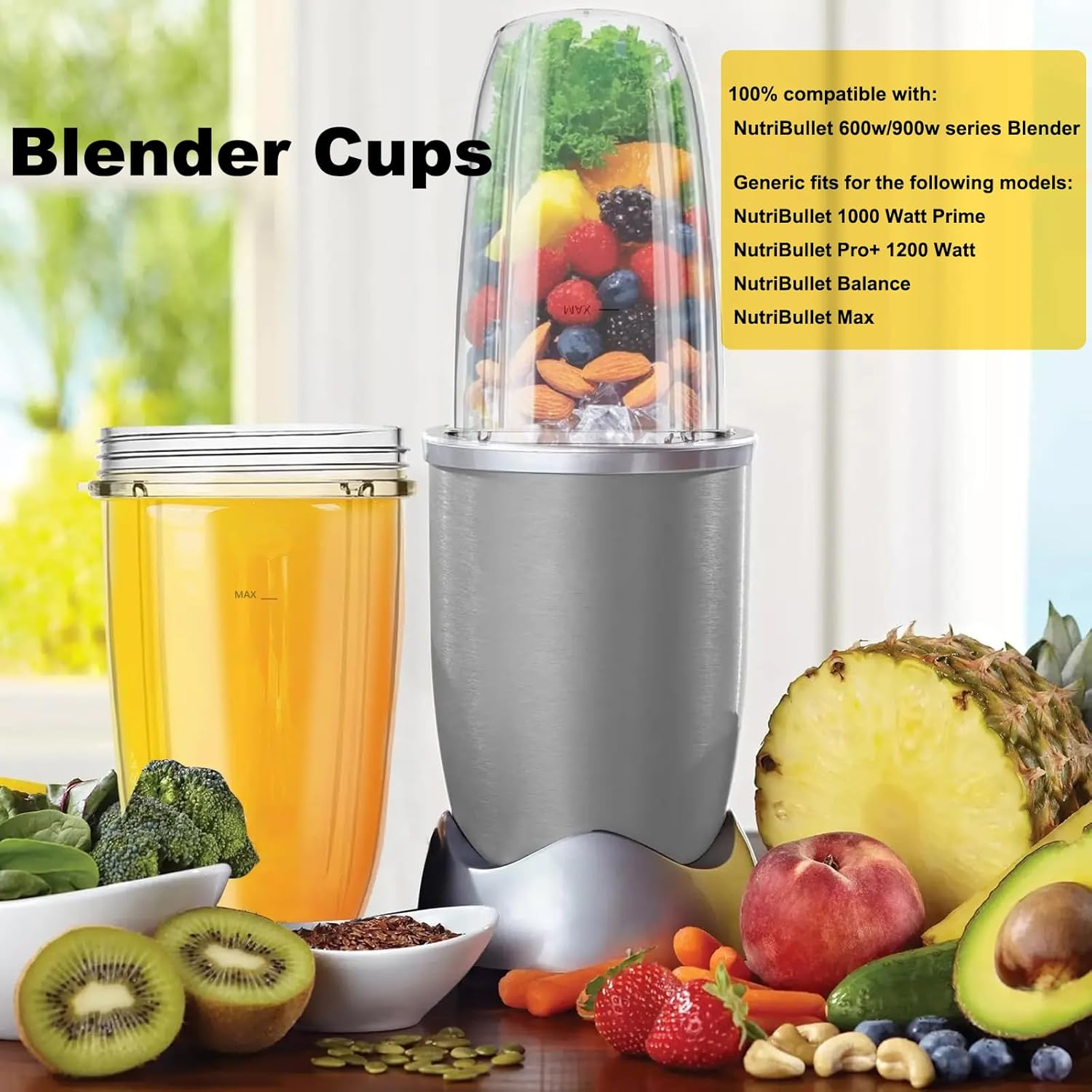 Replacement Accessories for Nutribullet Spare Parts,For Nutri Bullet Blades Cup Lids image number 6