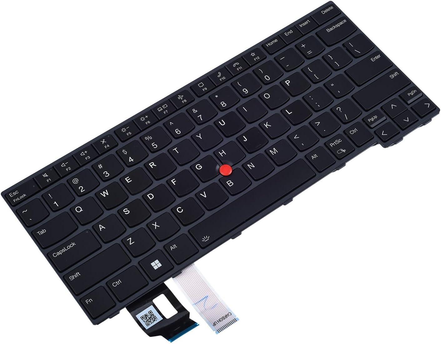 Replacement Keyboard for Lenovo Thinkpad T14 Gen 3, Thinkpad L14 Gen 3 & Thinkpad P14S G3 Series Laptop with Backlit Keyboard US Layout P/N: 5N21D67970 5N21D68058, Black image number 5