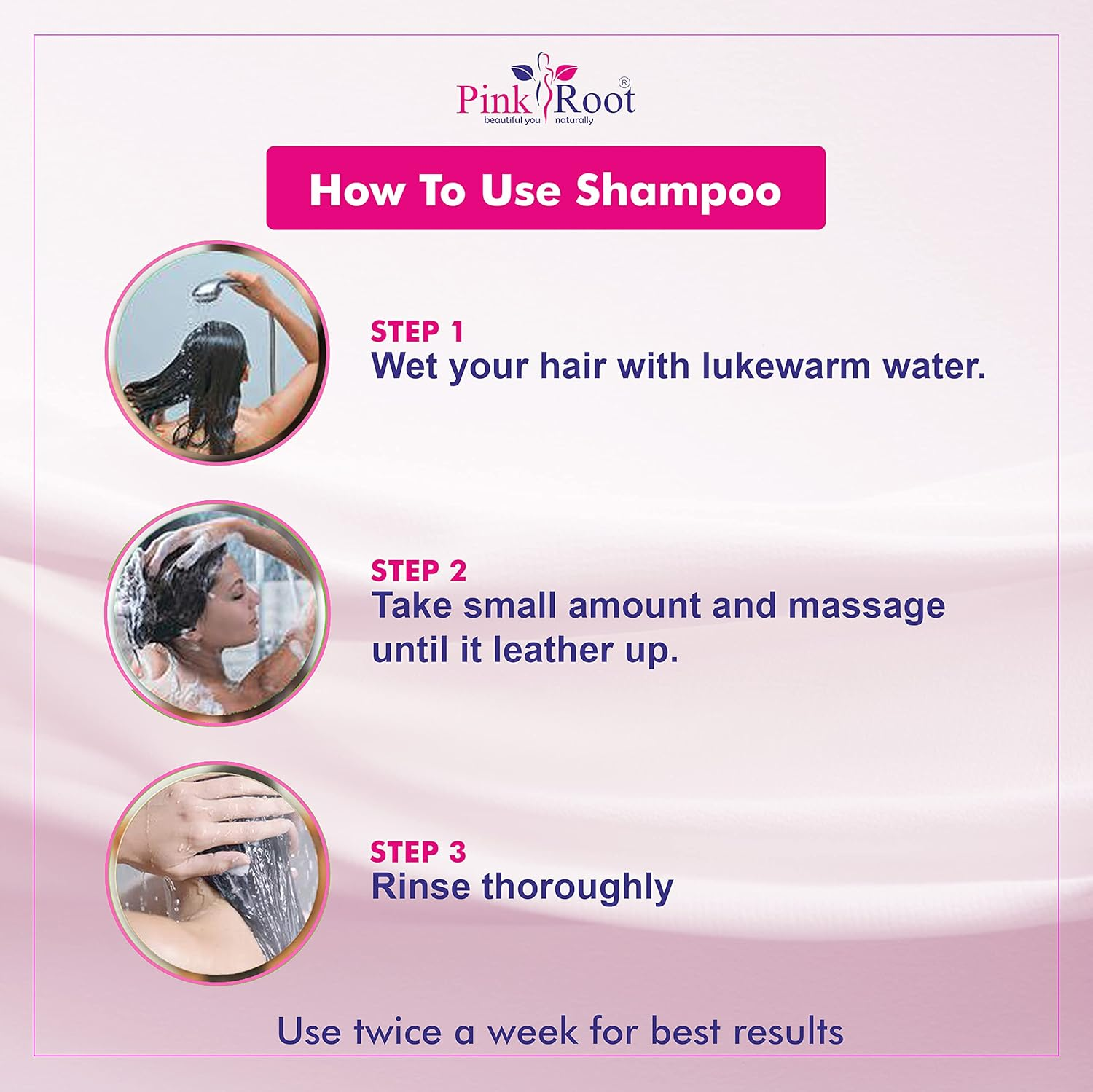 Pink Root Onion Hair Growth Shampoo (200+50)Ml