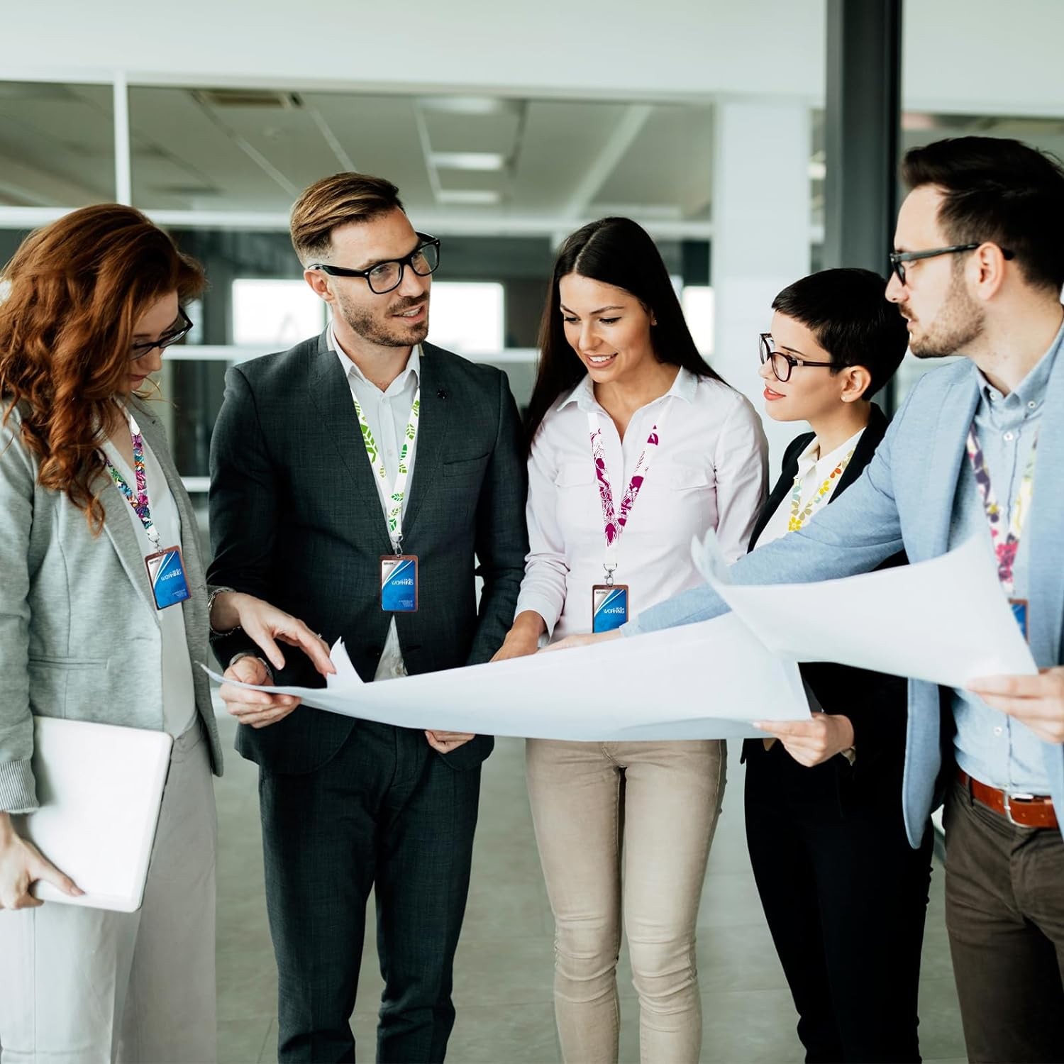 RYKOMO 15 Pieces Sublimation Blank Lanyards White Sublimation Lanyards Neck Lanyards with Badge Holder DIY Sublimation Lanyards with Detachable Buckles Heat Transfer Lanyards for Keychain Card Name image number 5