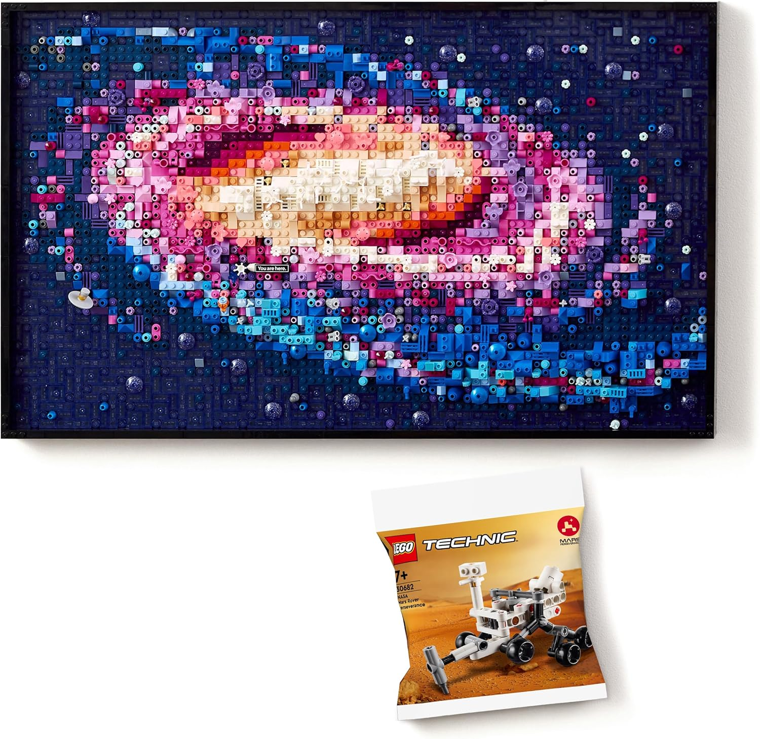 Art: the Milky Way Galaxy 31212 (The Milky Way Galaxy) with Pre-Order Bonus | Large  Picture of the Milky Way, Wall Art and Creative Building Set for Adults (18+),  Milky Way - Novelty image number 1