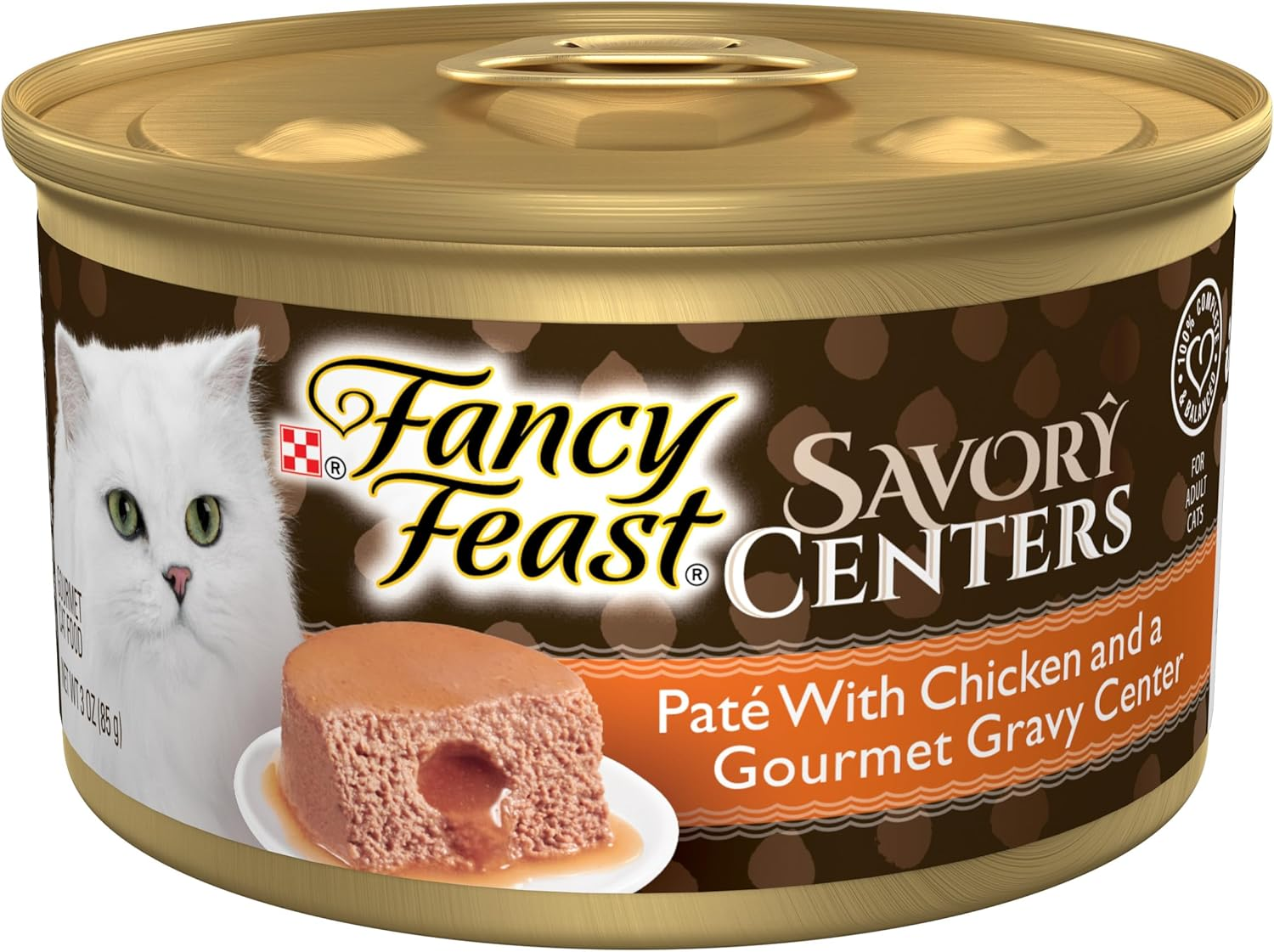 Purina Fancy Feast Natural Wet Cat Food, Gourmet Naturals Tuna Recipe in Gravy - (12) 3 Oz. Cans