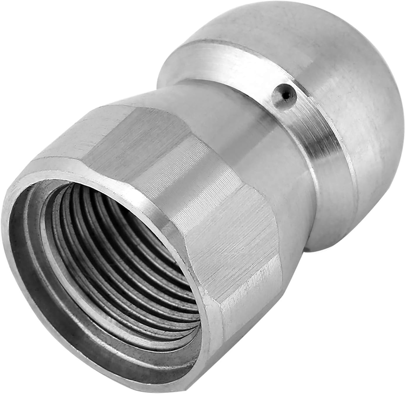 3/8" High Pressure Washer Drain Hose Sewer Pipe Jetter Nozzle - Stainless Steel, Energy-Saving Design for Effective Drain and Maintenance, for Landscaping and Textile Industries