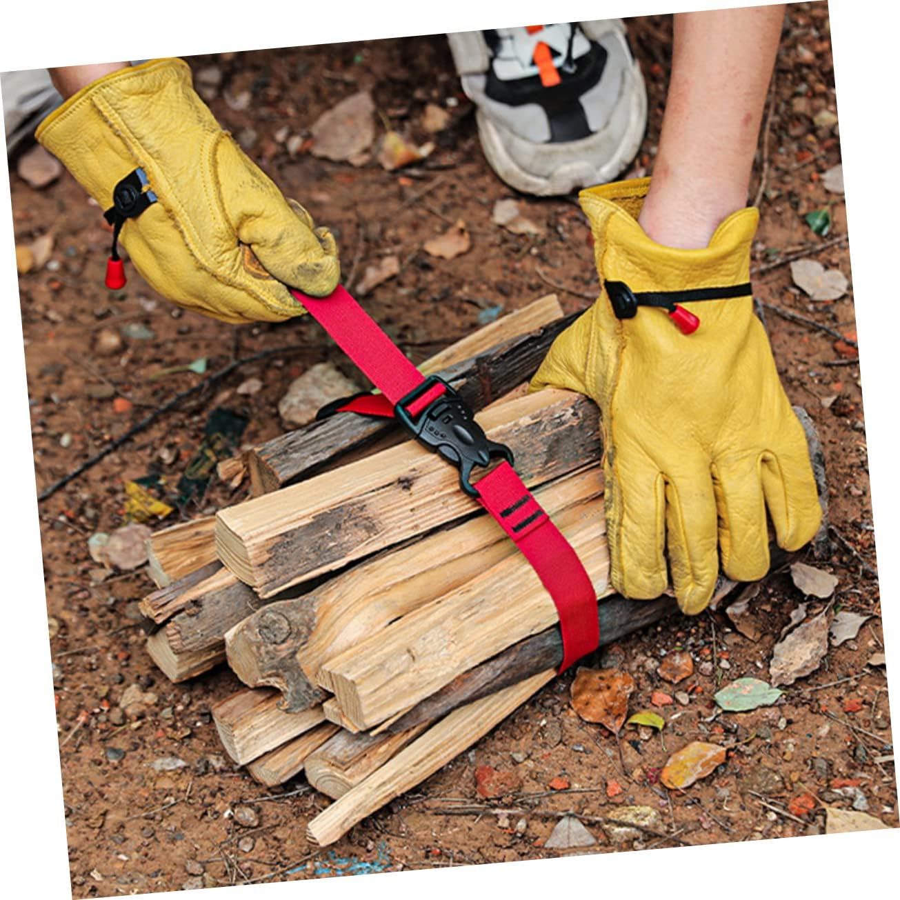 Yardenfun 3PCS Adjustable Nylon Luggage Straps Buckles Multi-Functional Cargo Fixing Ties for Travel and Outdoor Use