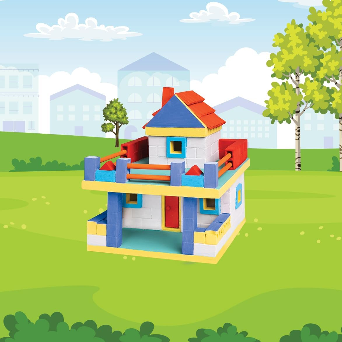 Cefa Toys - Game Arquicefa Junior Build from Your Imagination (21853) image number 1