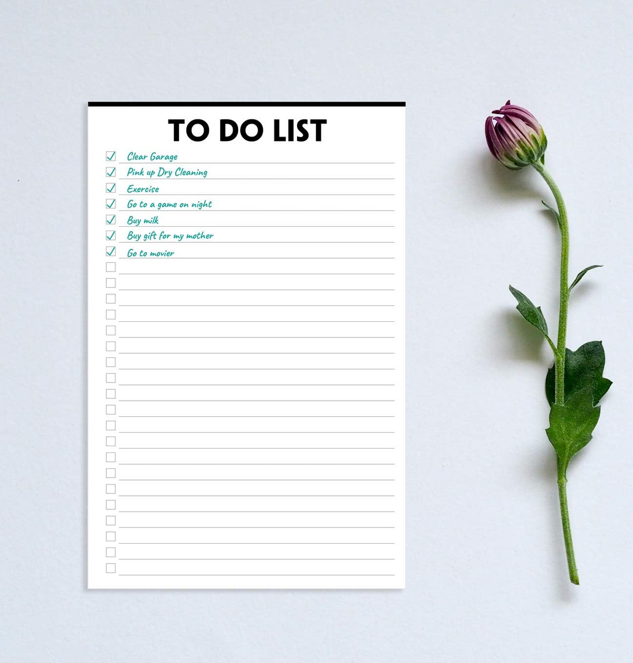 Nokingo to Do List Notepad - 5.5"X8.2", 50 Sheets, to Do Notebook with Check List Organizing, Tear Off, Simple Script, College Ruled to Do Planner for Daily Task image number 2