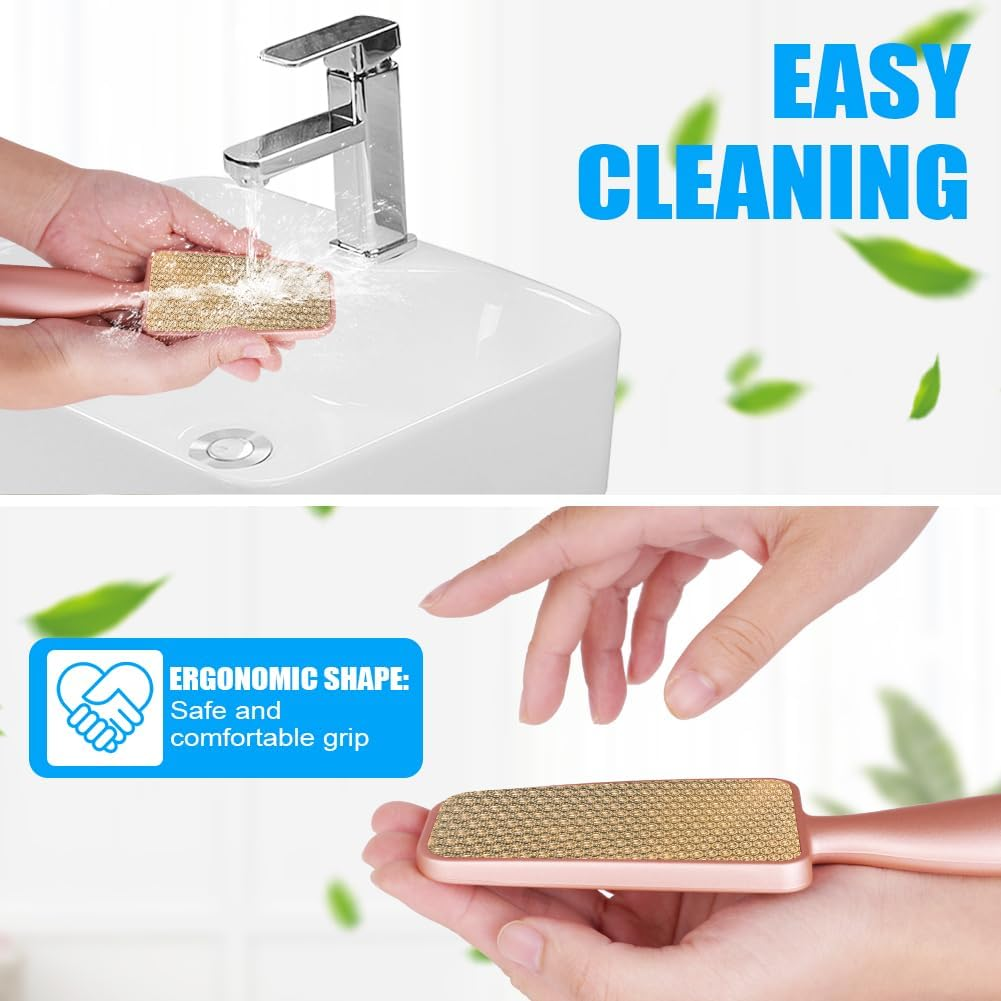 LOPHE Callus File, Callus Remover, Foot File, Heel Scraper, Pedicure, Foot Care, Dead Skin Remover for the Feet, Premium Callus Remover (Rose Gold) image number 3