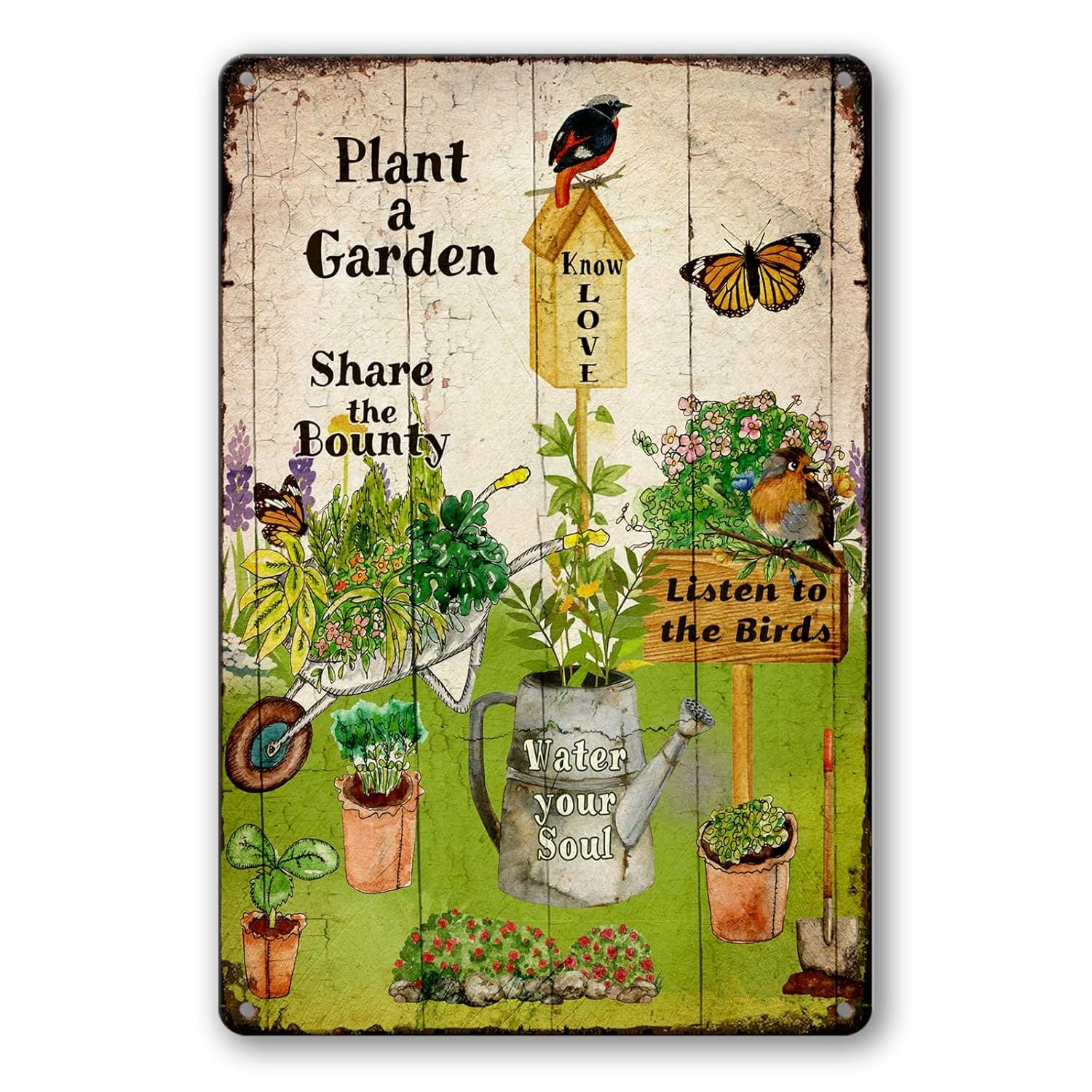 Dragonfly Tin Sign Retro Accept What Is Metal Signs Vintage Dragonfly Wall Art Outdoor Garden Decor Dragonfly Gifts for Women Bathroom Sign Home Decoration Let Go of What Was Have Faith in What Will