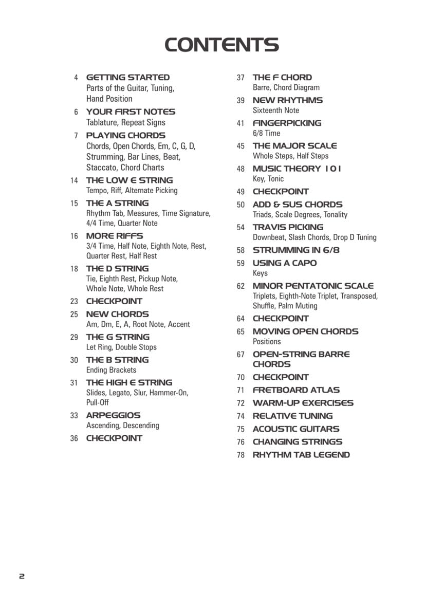 Hal Leonard Acoustic Guitar Tab Method - Combo Edition: Books 1 & 2 with Online Audio, plus Bonus Material