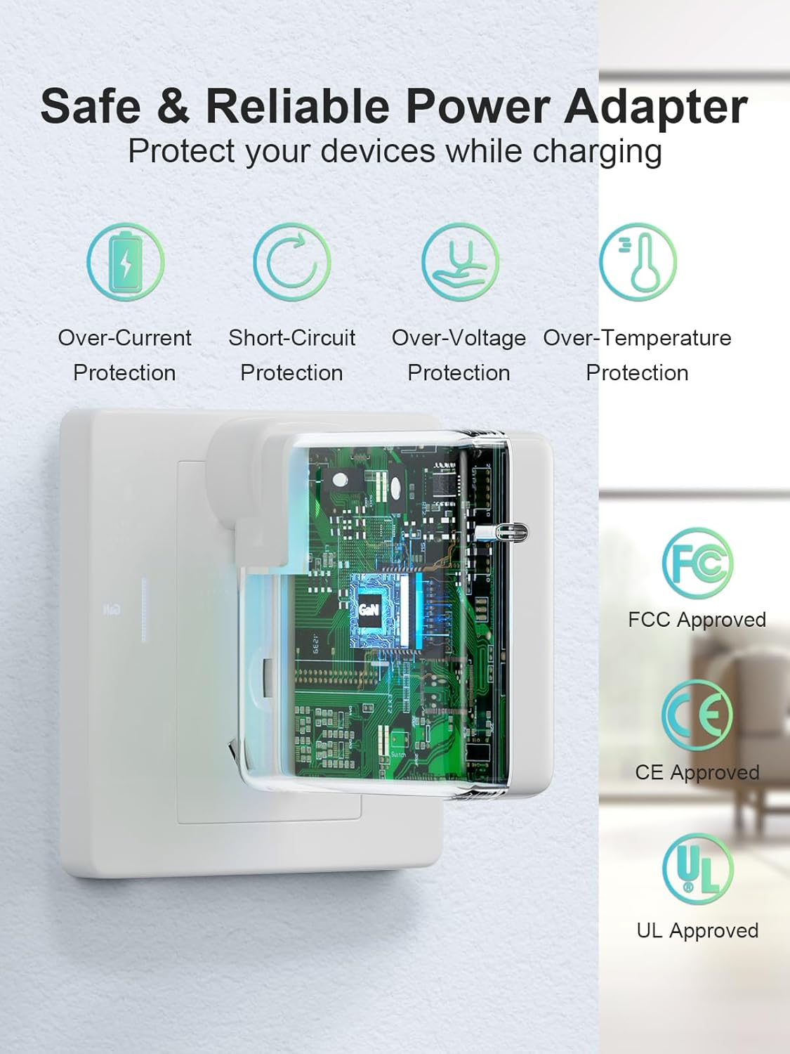 Macbook Pro Charger 96W USB-C Power Adapter for Macbook Pro Macbook Air 13 13.6 14 15 16 Inch, Fit for Mac Book Laptop Retina M1 M2 M3 M4 2025 2024 2023 2022 2021 2020 2019 2018 Fast Charging Charger image number 5