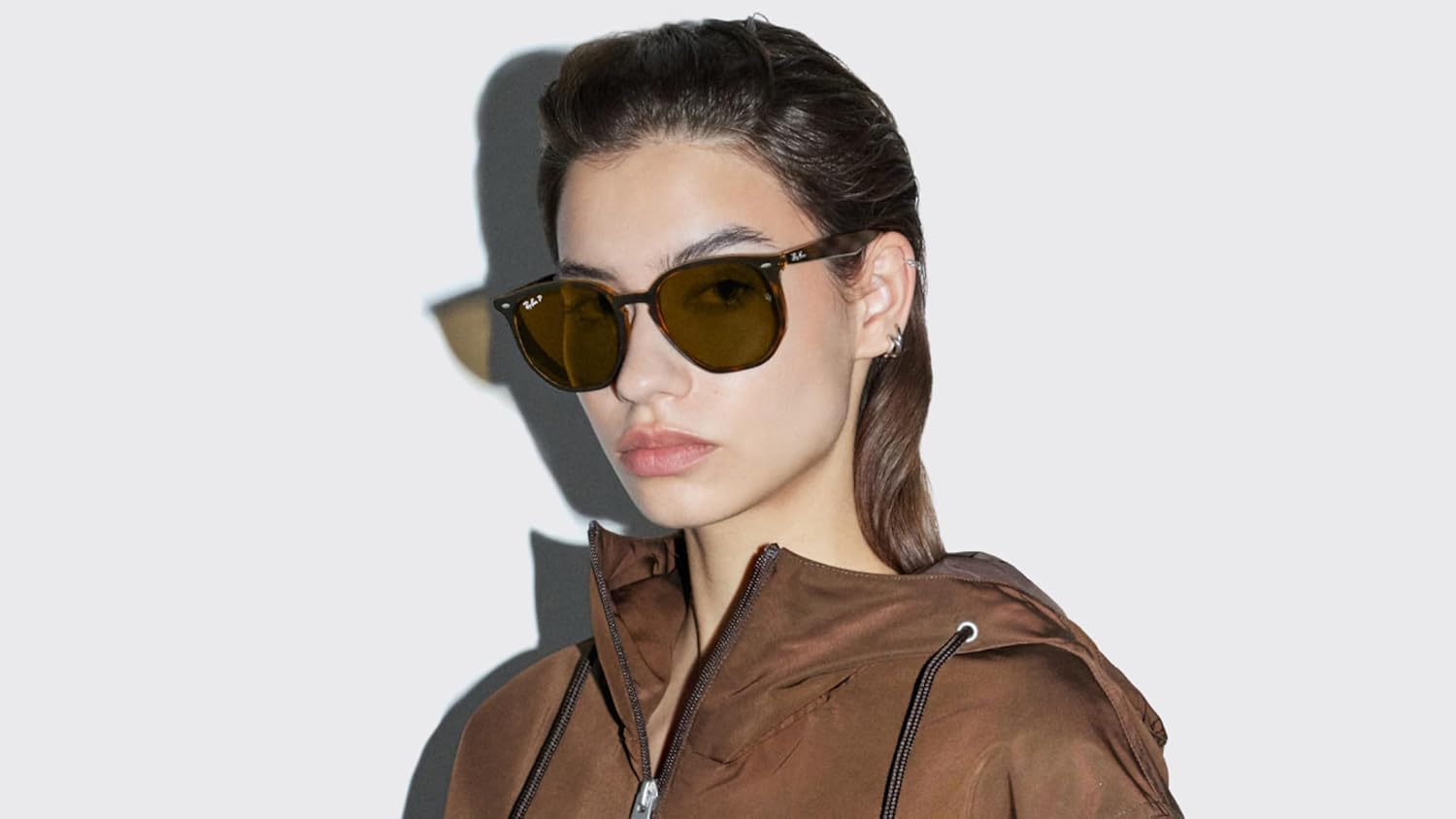 Ray-Ban Polarised Sunglasses, RB4306 - Black  G-15 Green image number 6