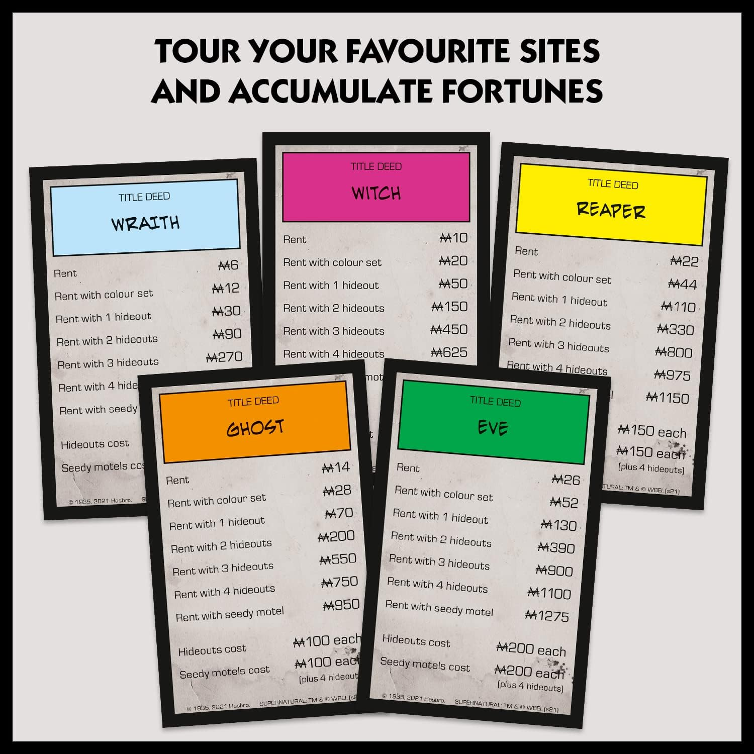 Winning Moves Supernatural Board Game - Family, Multi Player, Ages 12+ image number 4