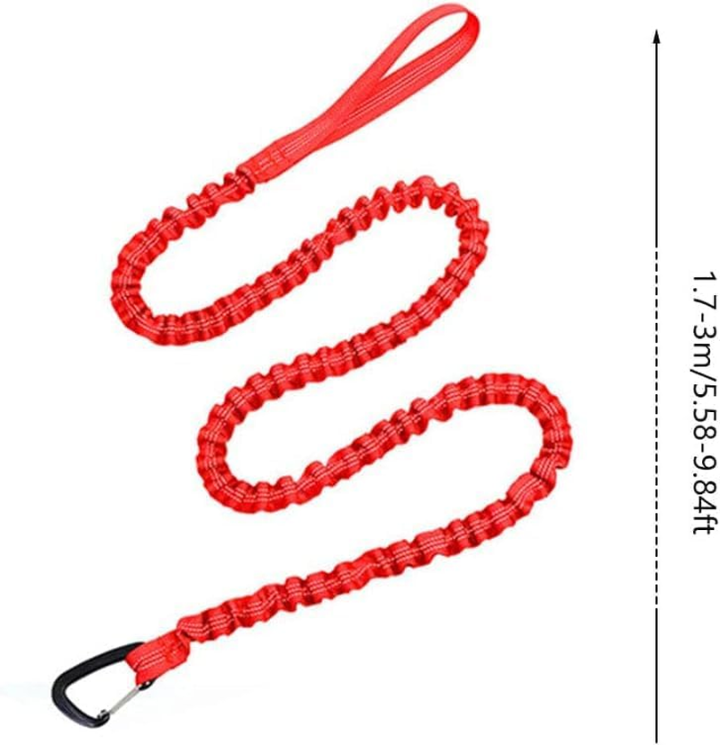 Kids MTB Tow Rope Bike Bungee Tow Rope for Kids Cycling Child Bike Stretch Bungee Cord Pull Stretch Pull Strap for Riding Further with Your Compatible with Any Bicycle image number 5