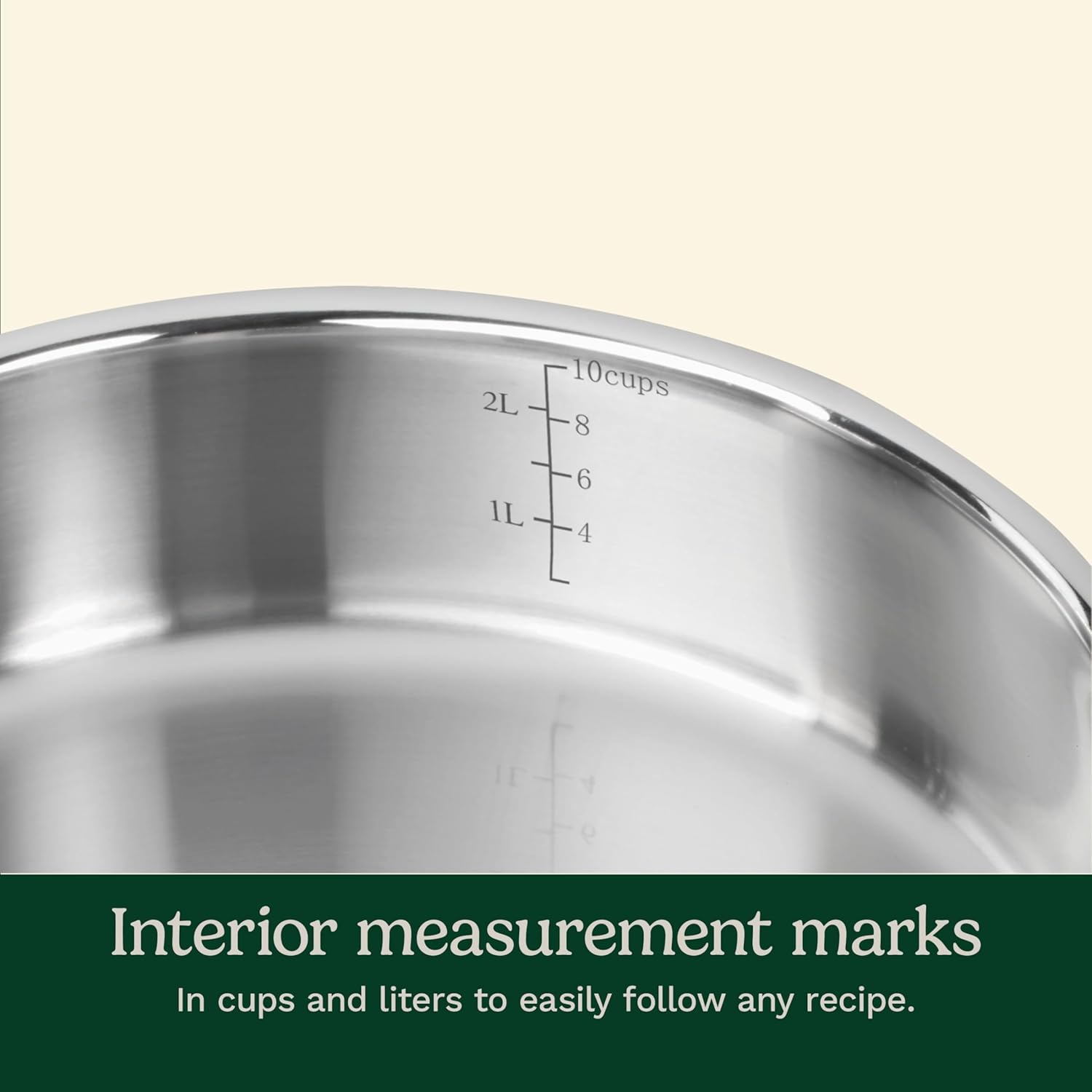 Cuisinart 77-10 Chef'S Classic Stainless 10-Piece Cookware Set, Silver image number 4