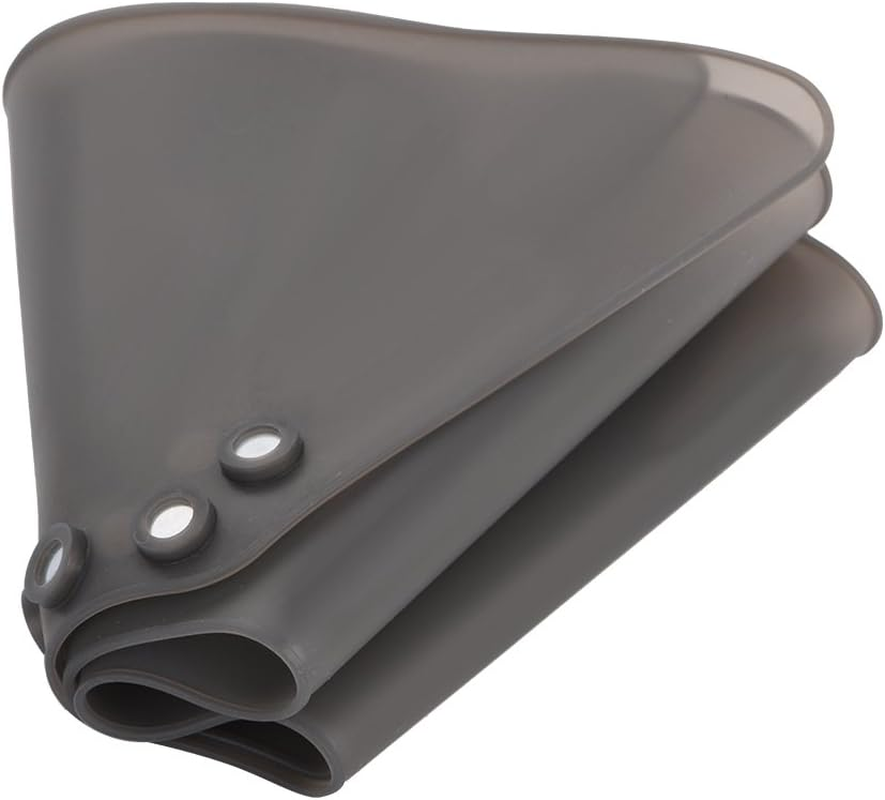 Hair Cutting Collar, Magnet Clasp Design Soft Salon Haircut Shoulder Wrap, Hair Shawl Neck Guard for Hair Cutting Hair Dye(Grey) image number 3