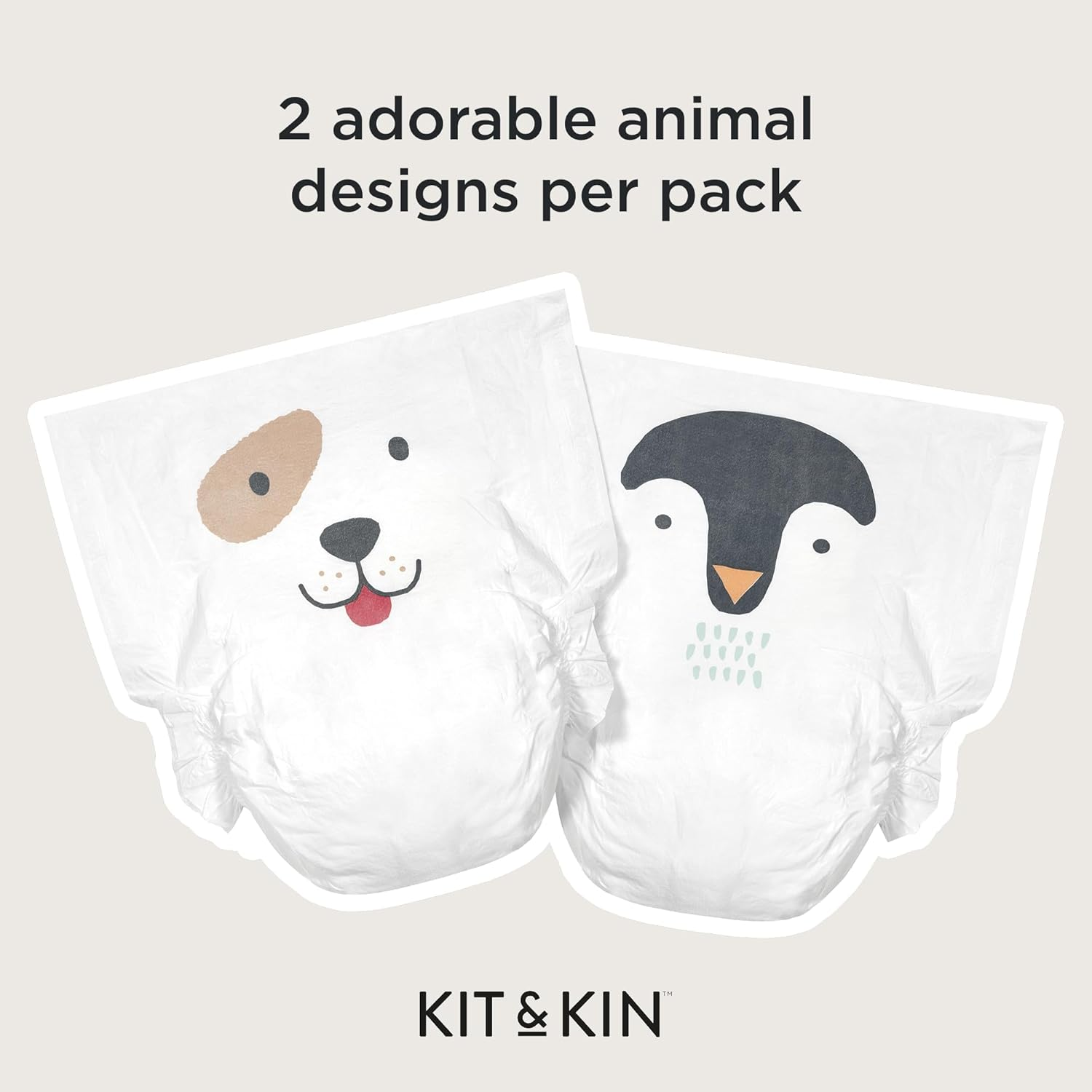 Kit & Kin Premium Eco-Friendly and Sustainable Baby Nappies Size 6 | Hypoallergenic with Flash Dry High-Performance Layer | Vegan & Chlorine-Free | Superior Leak Protection | 96 Nappies image number 2