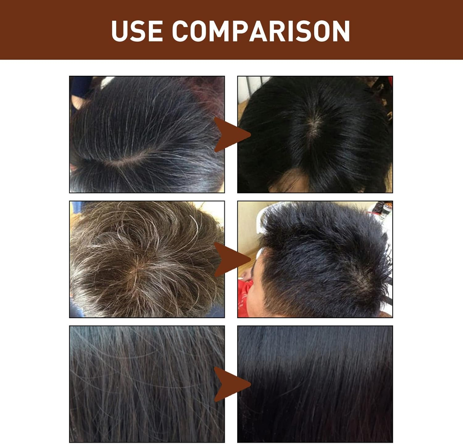 Chusui 1Pc Polygonum Multiflorum Shampoo Soap Natural Darkening Grey Hair Recoloring Damage Hair Care image number 6