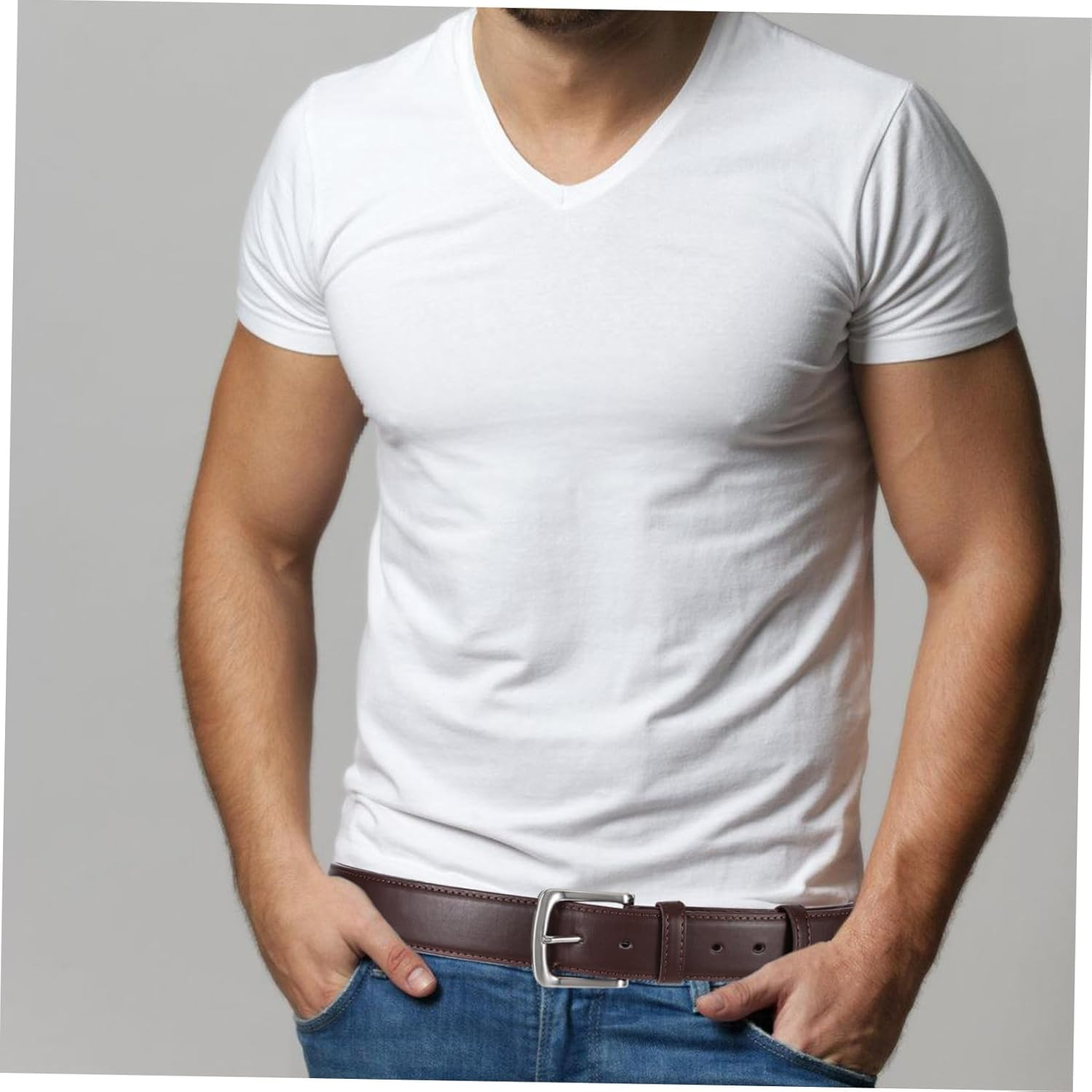 Mipcase Hidden Money Belt Concealed Pockets Theft Waist Wallet for Men Brown Pu Security Cash Safe for Travel and Storing Valuables