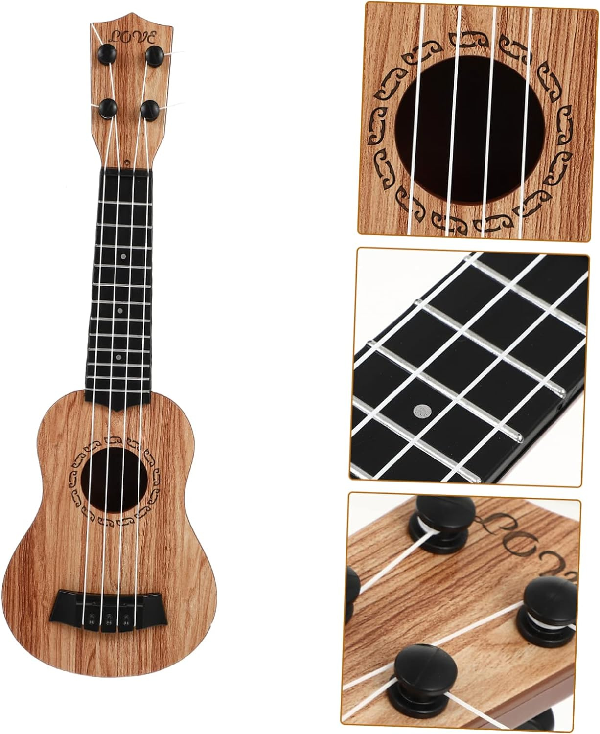 Bestonzon Ukulele Toy Guitar Ukuleles, 4 Strings Guitar Ukuleles Guitar, Guitar Toy Guitar Beginners Ukuleles Toy Guitar Ukuleles for Beginners Ukuleles image number 4
