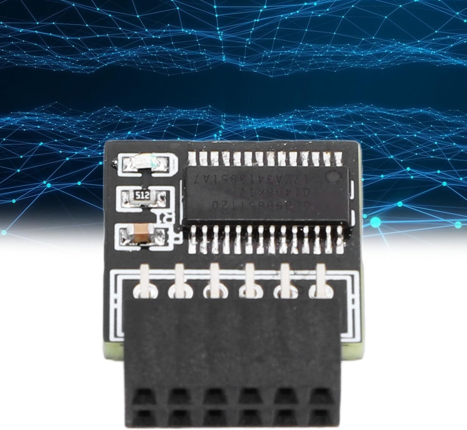 TPM SPI 12Pin Module for GC TPM2.0 S, Better Compatibility with DDR4 Motherboards, SPI Interface, Personal Computer, 10 11 Compatible for GC TPM2.0 S image number 4