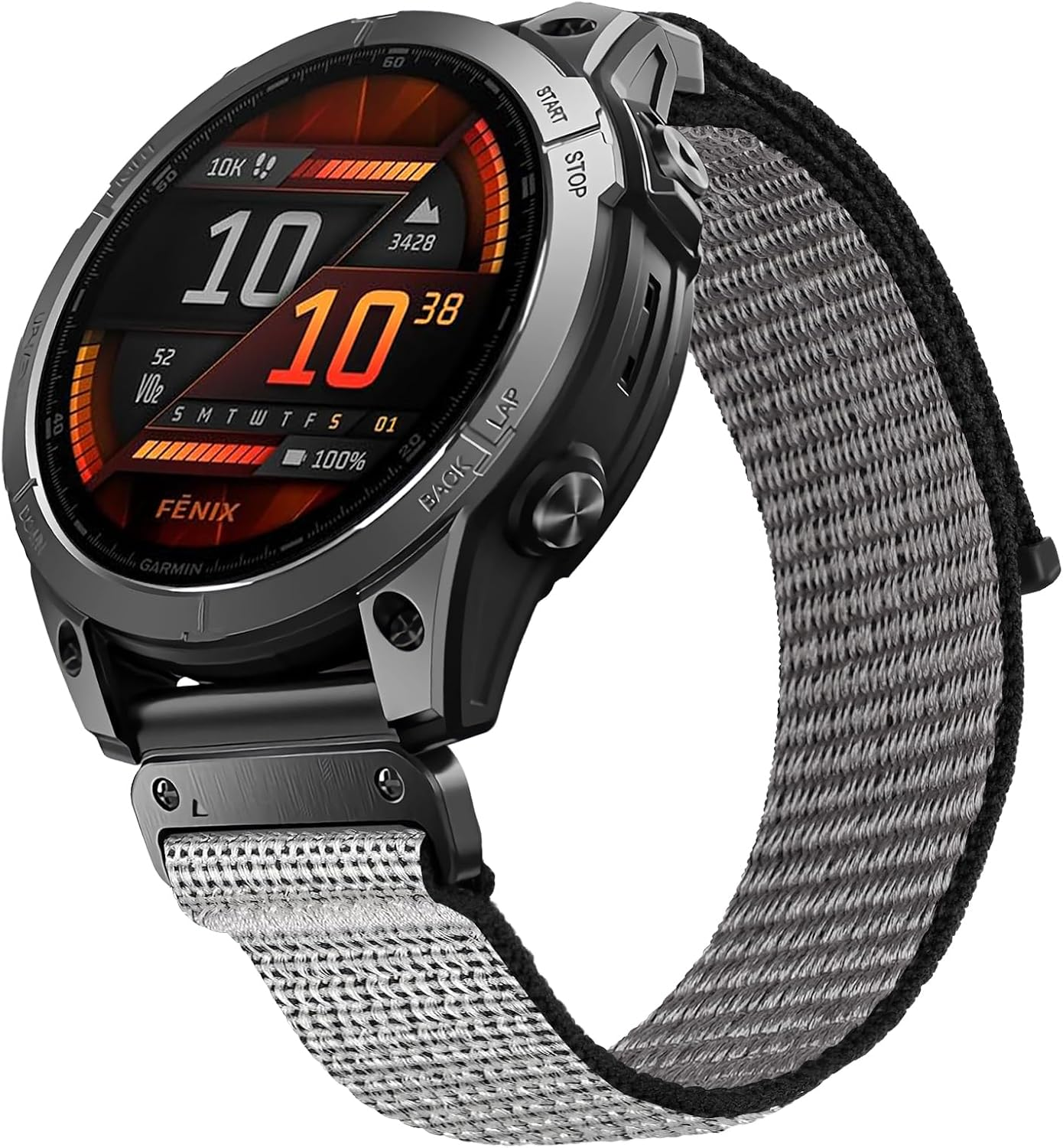 Relting 22Mm Quick Fit Nylon Bands Compatible with Garmin Fenix 8 47Mm/Fenix 7/6/5, Approach S62/S60, Solo Loop Sport Strap for Epix 2/Epix Pro 47Mm/Descent G2/G1