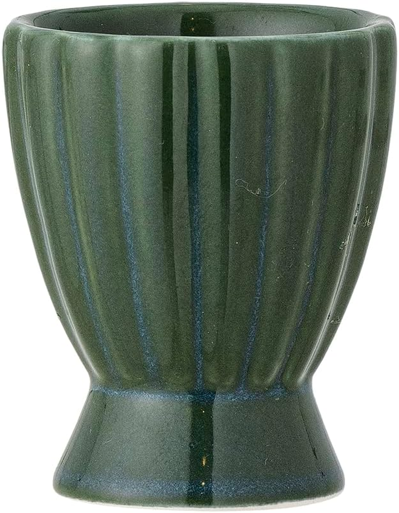 Bloomingville Latina Egg Cup, Blue, Stoneware, D 4.5 X H 6 Cm, 28 Ml